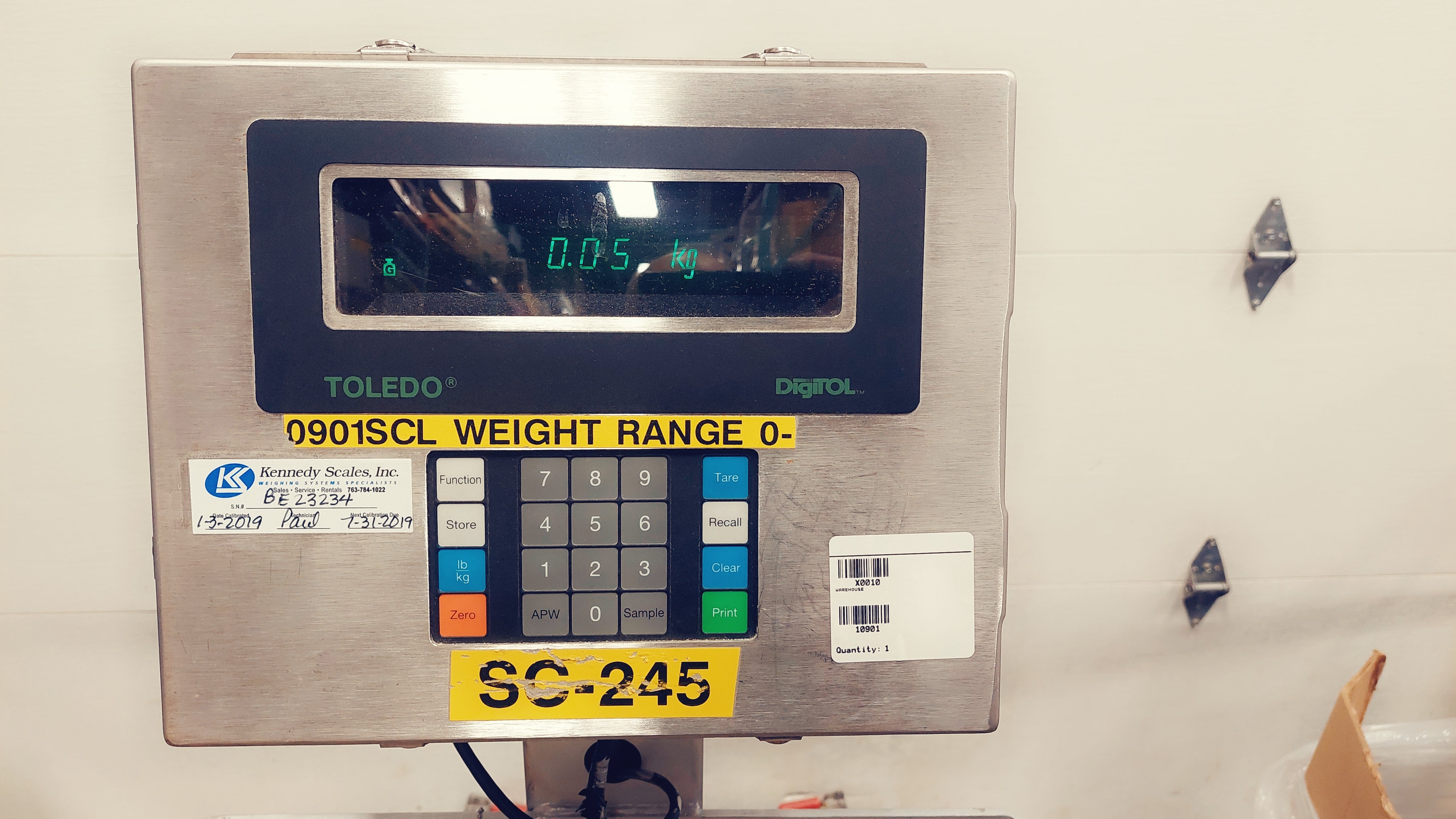 Toledo 8522 Indicator Used