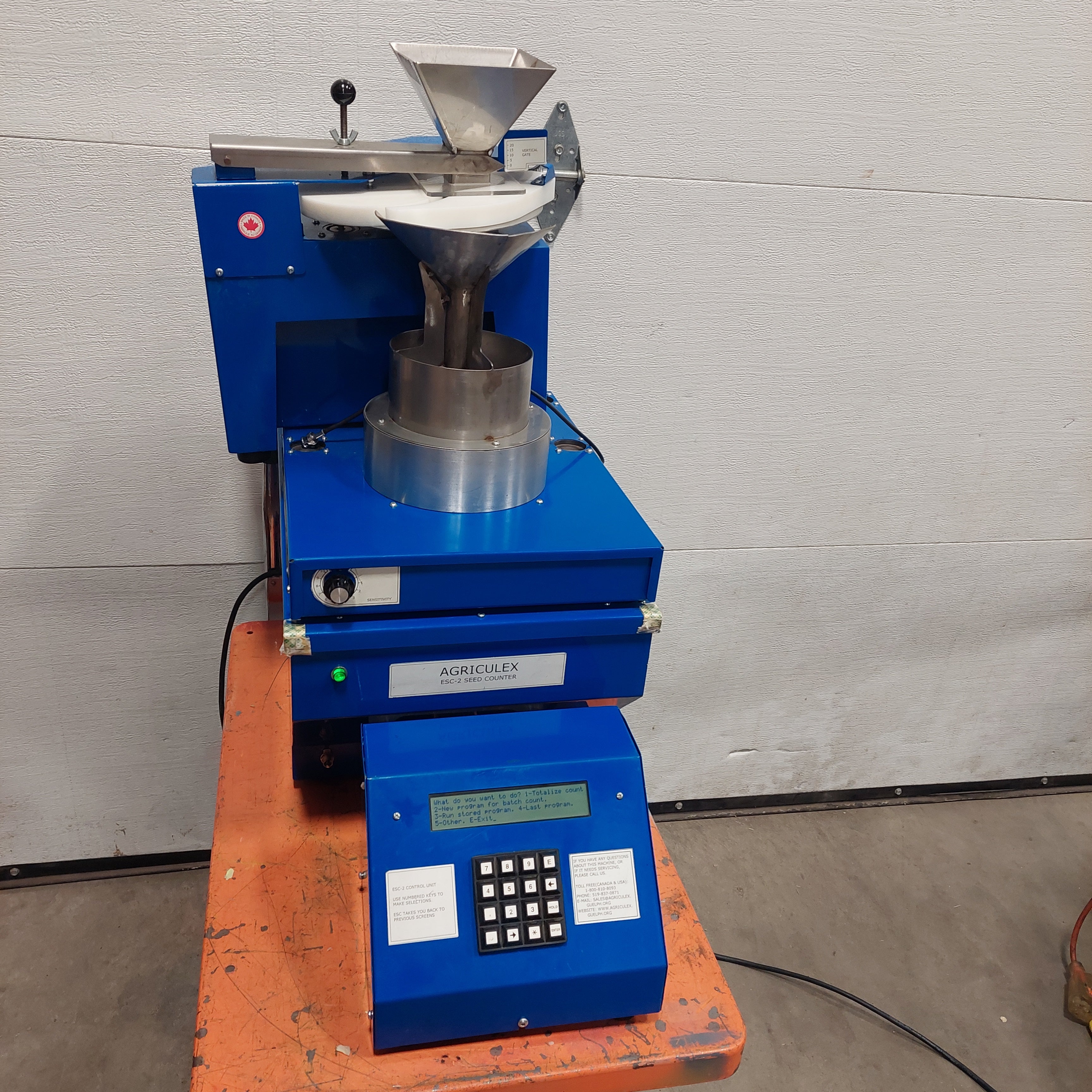 Agriculex ESC-2 Programmable Electronic Seed Counter 120V Used