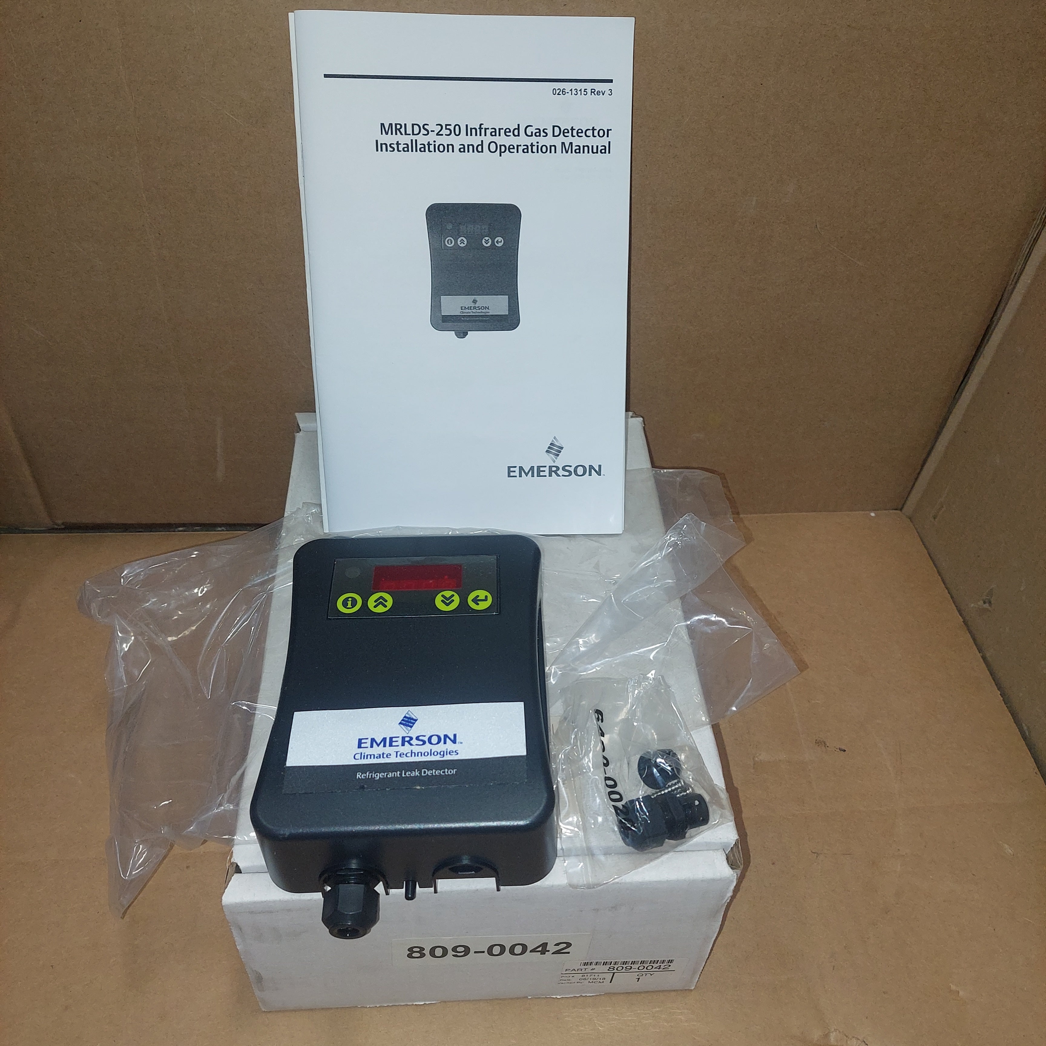Emerson Single Zone MRLDS-250 Chiller Gas Leak Detector New