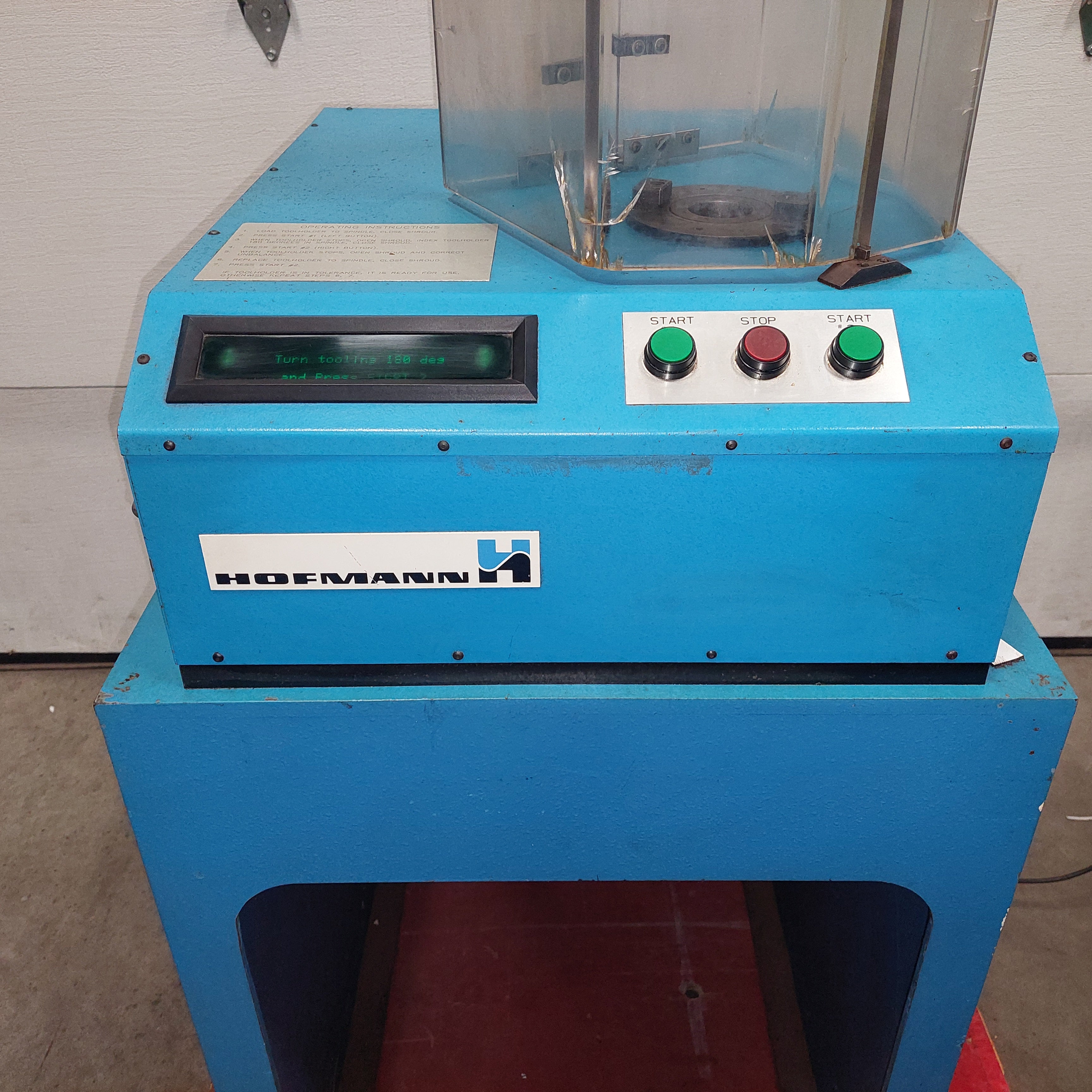 American Hofmann AHC MTB-5 Toolholder Balancer Balancing Machine Used