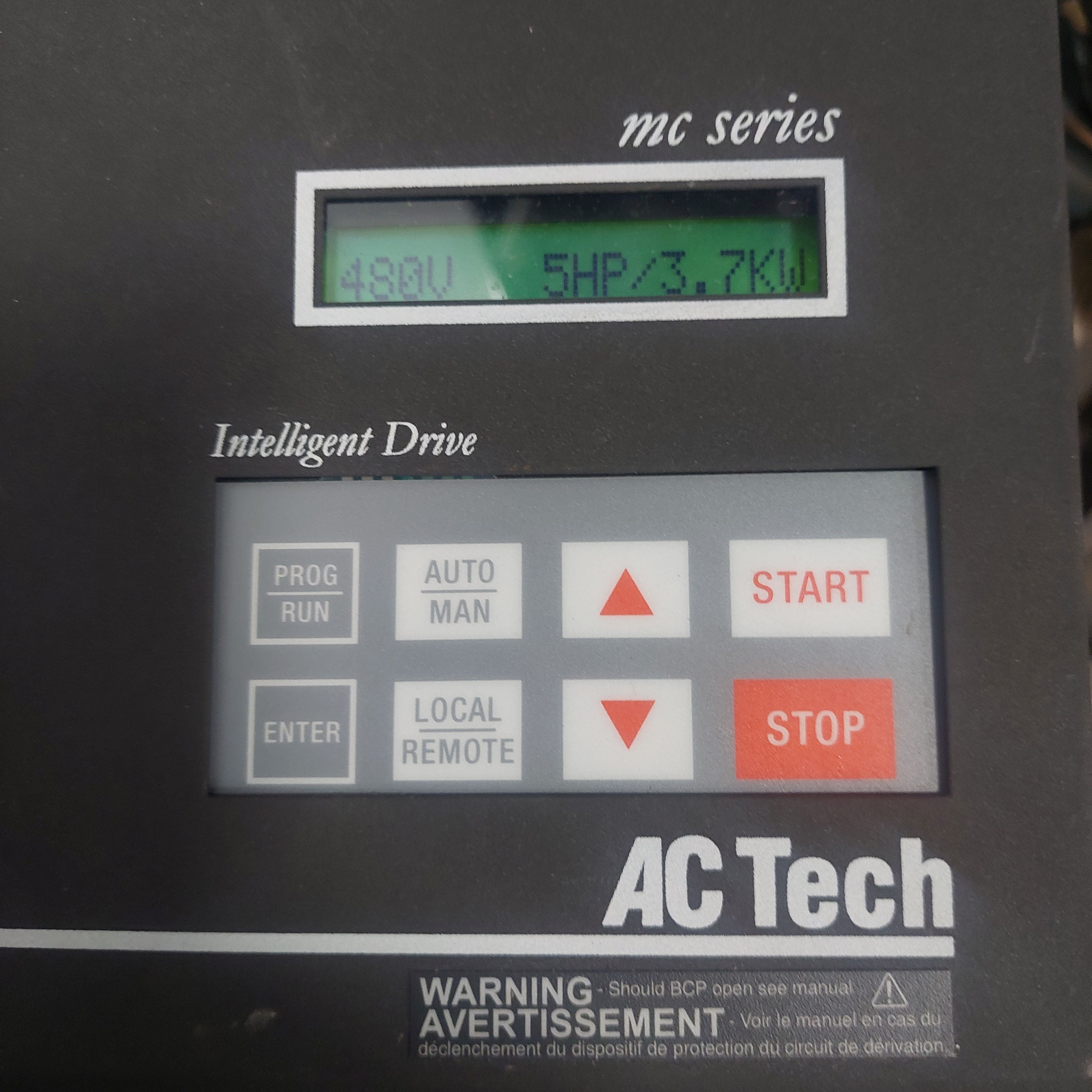 Lenze AC Tech M3450B 5HP 460V 3PH 10A Drive Used