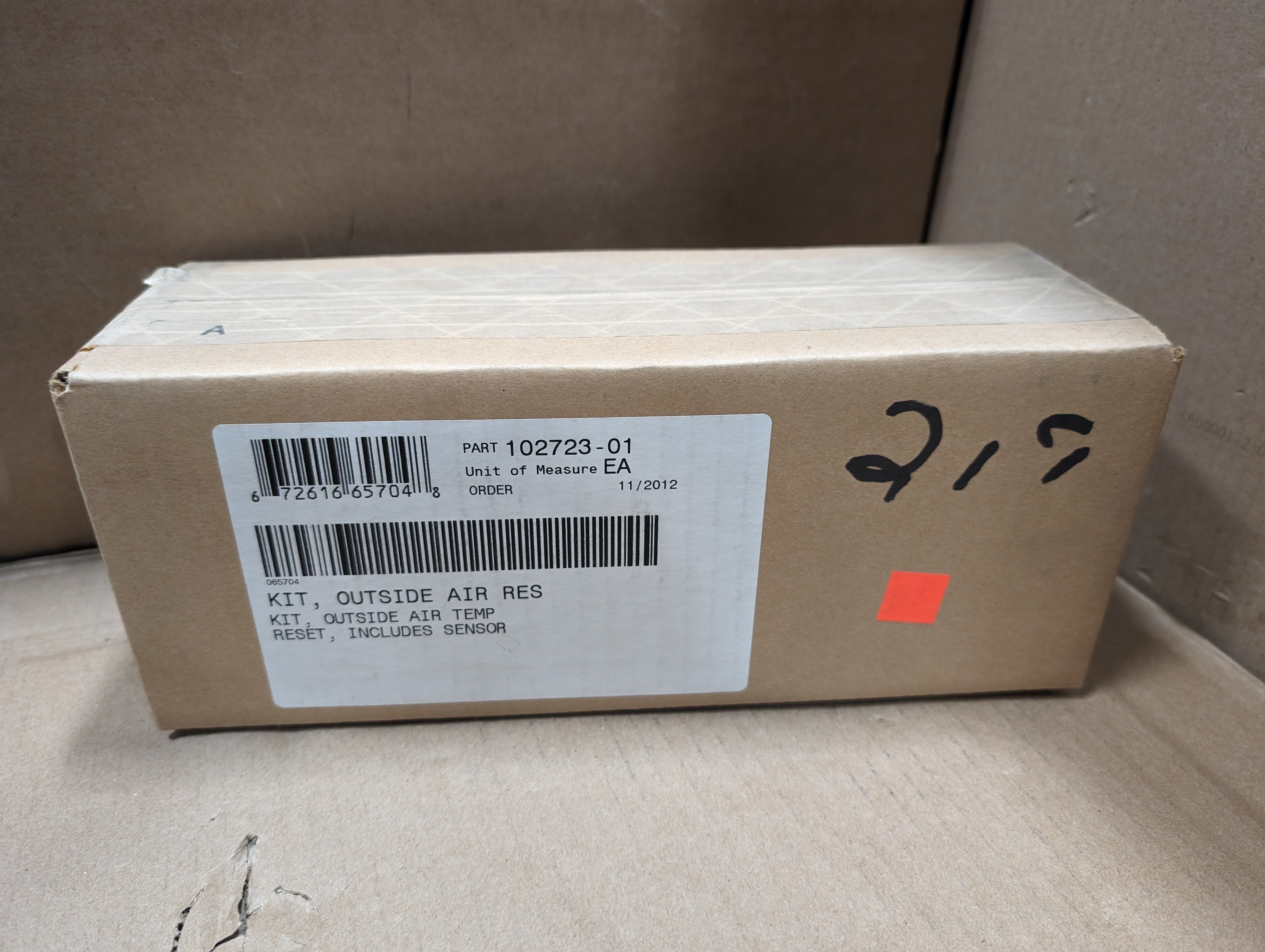 Burnham 102723-01 Outdoor Reset IQ Option Card Kit New Sealed