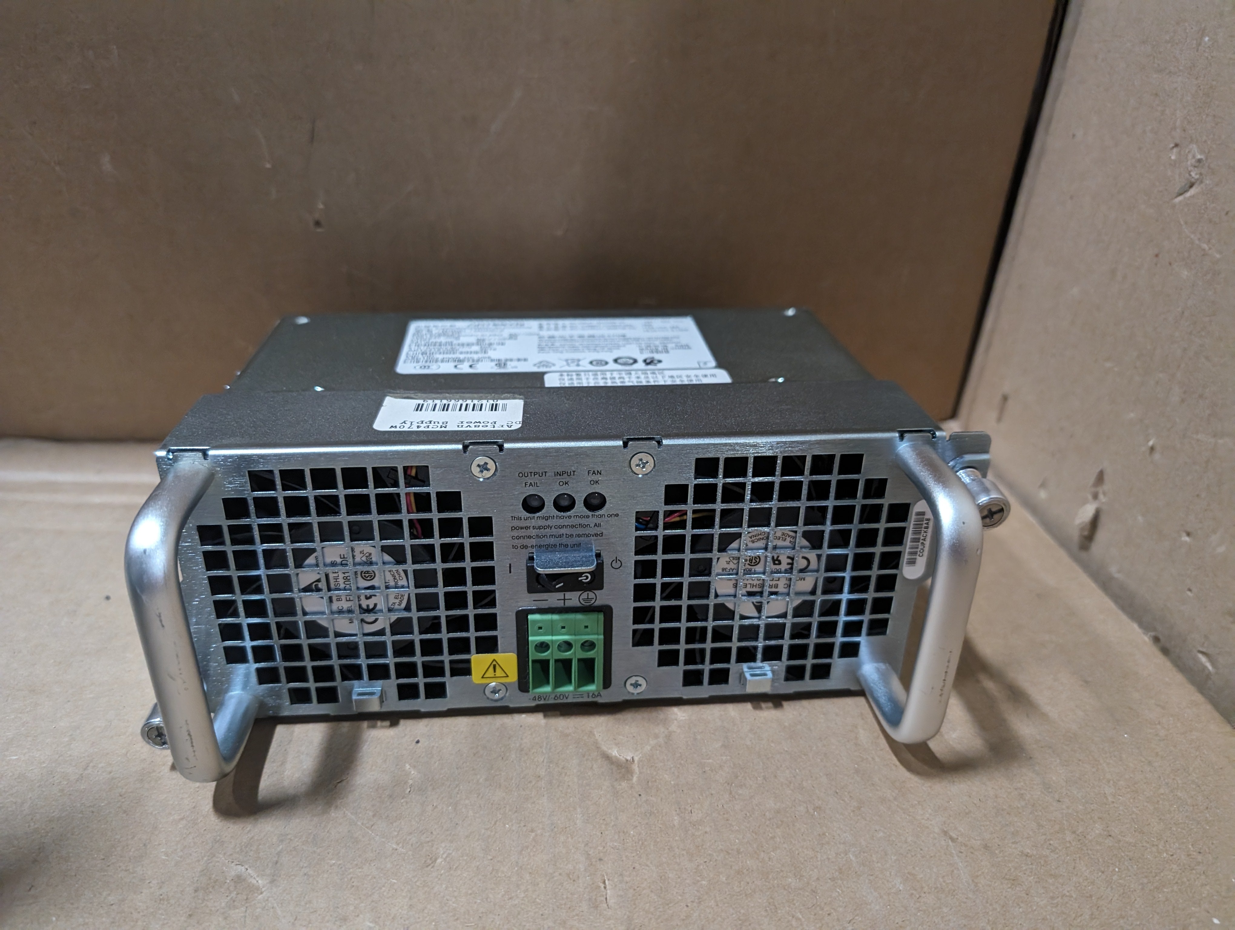 Cisco Artesyn MCP470W-DC Power Supply 470W 16A 341-0264-05 New