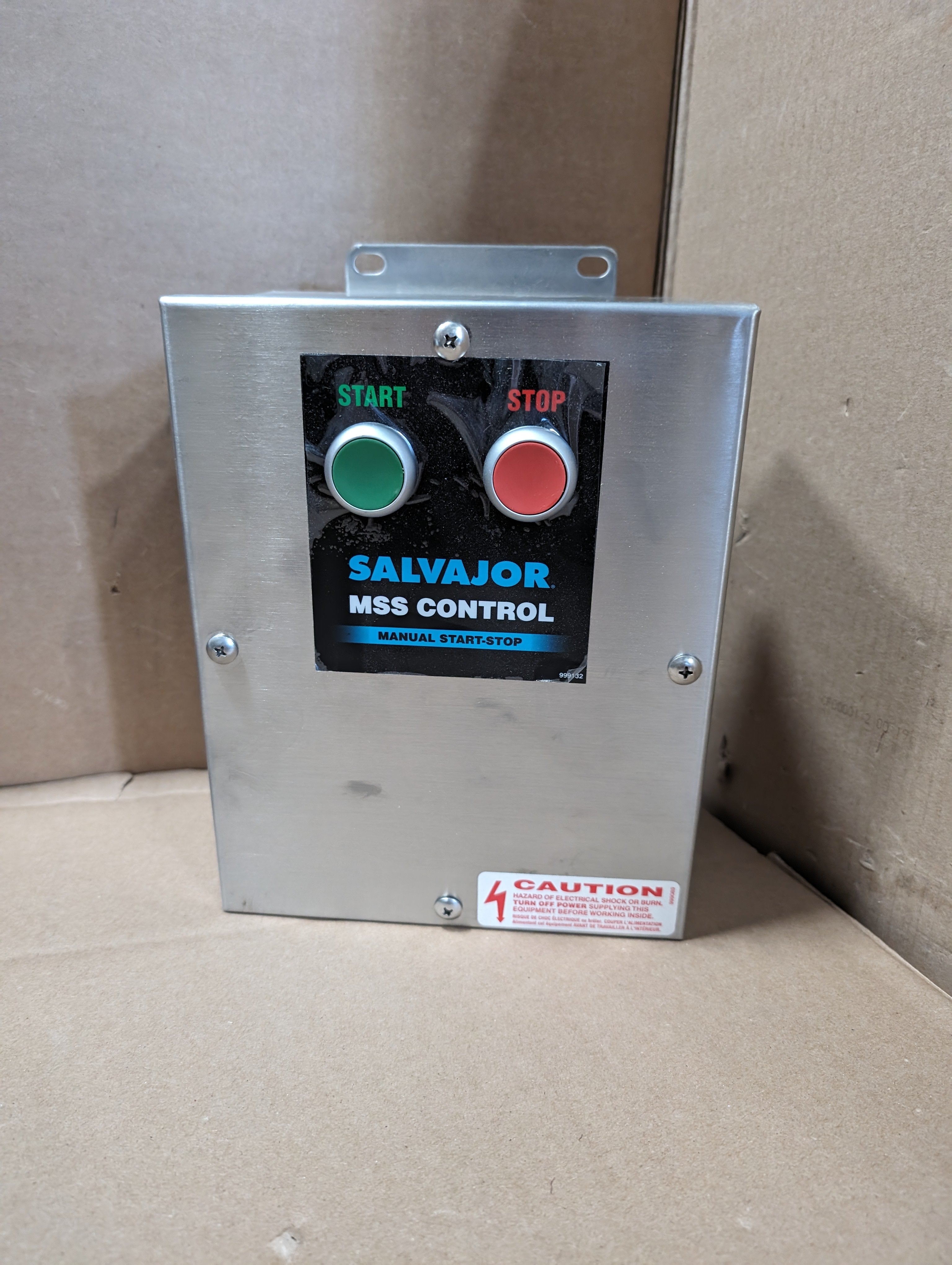 2019 Salvajor MSS5 Start Stop Control Panel 208-230V 1 PH Factory New