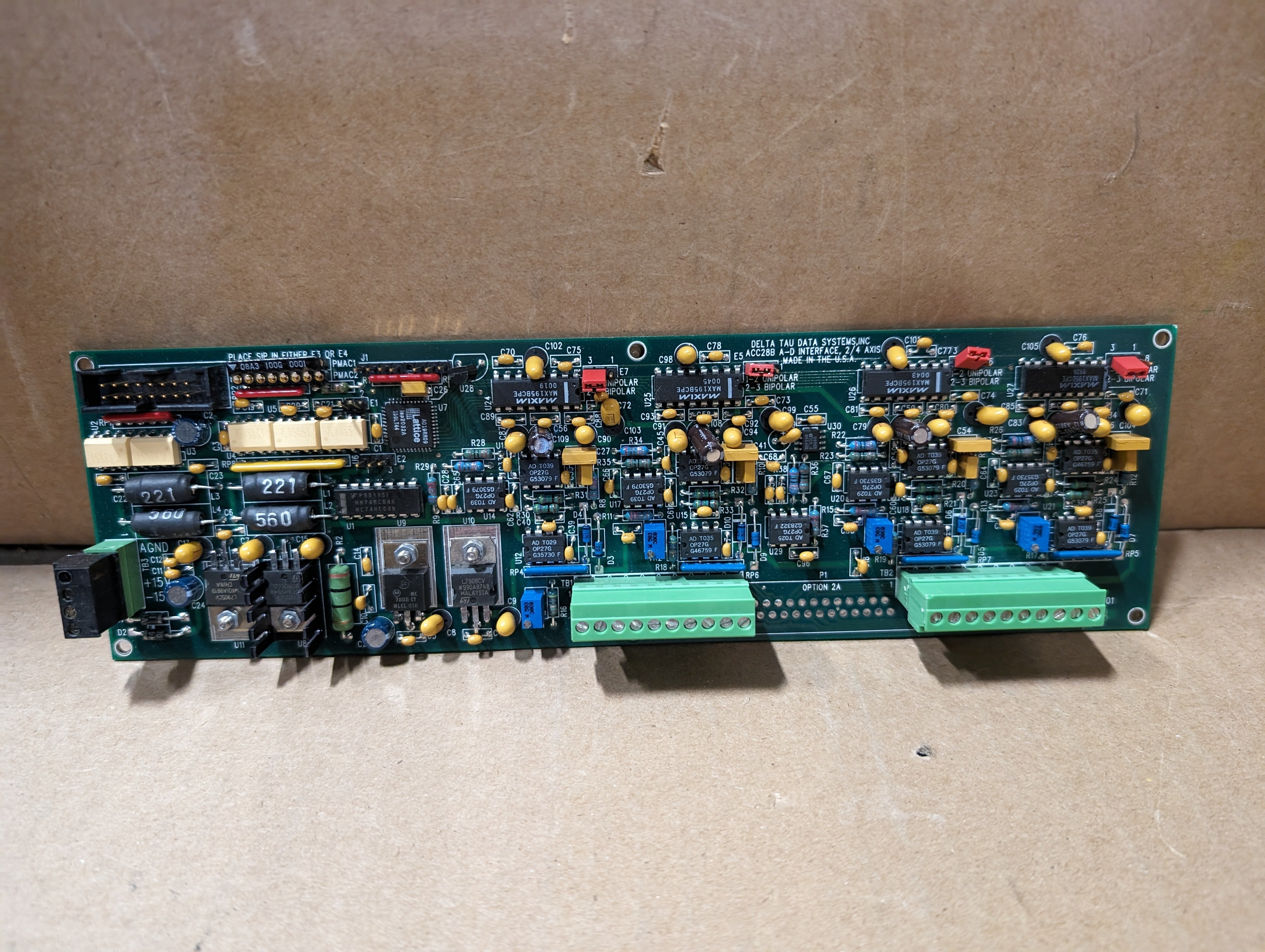 DELTA TAU PMAC-2 602678-101 ACC28B A-D INTERFACE 2/4 AXIS