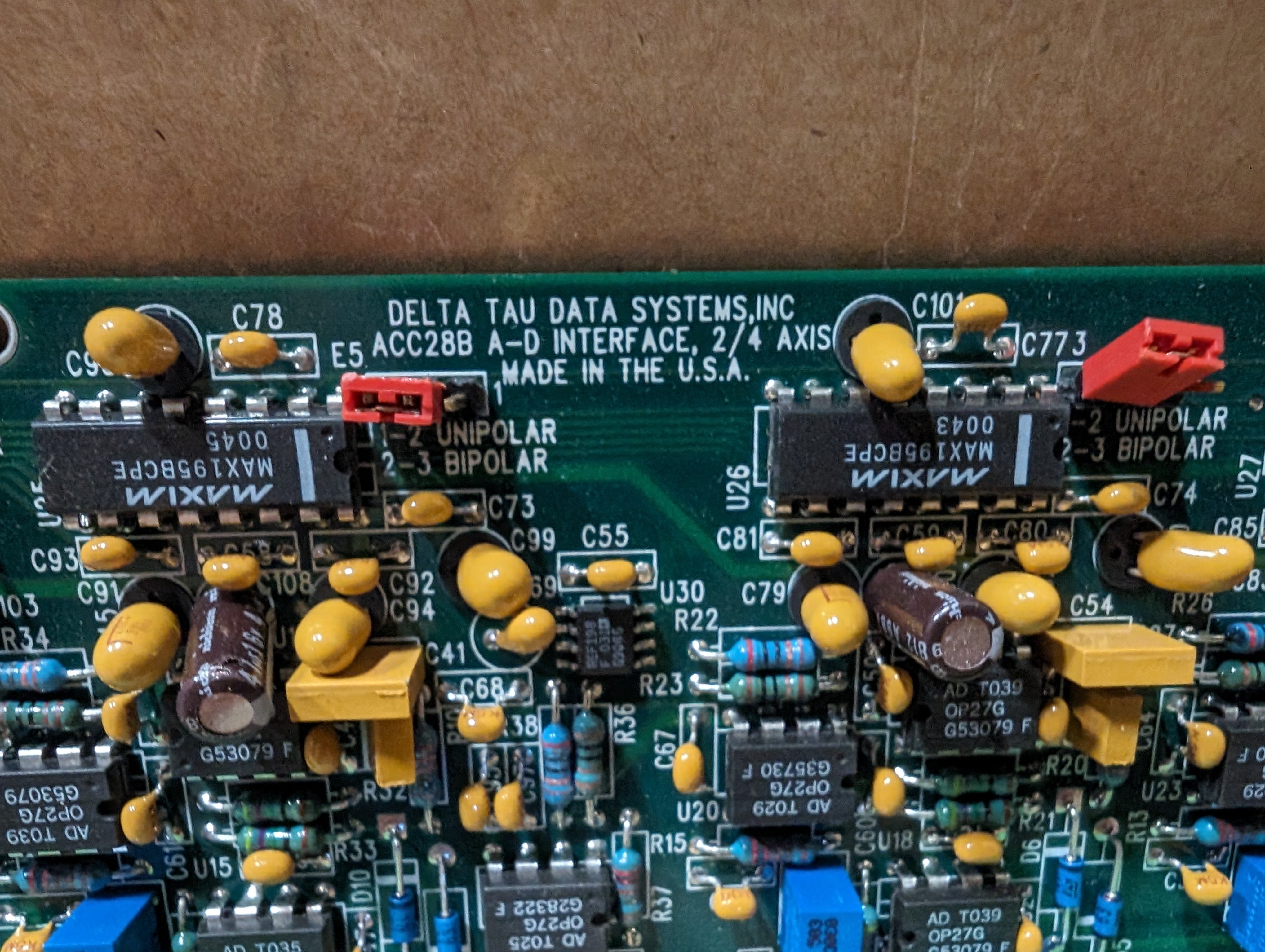 DELTA TAU PMAC-2 602678-101 ACC28B A-D INTERFACE 2/4 AXIS