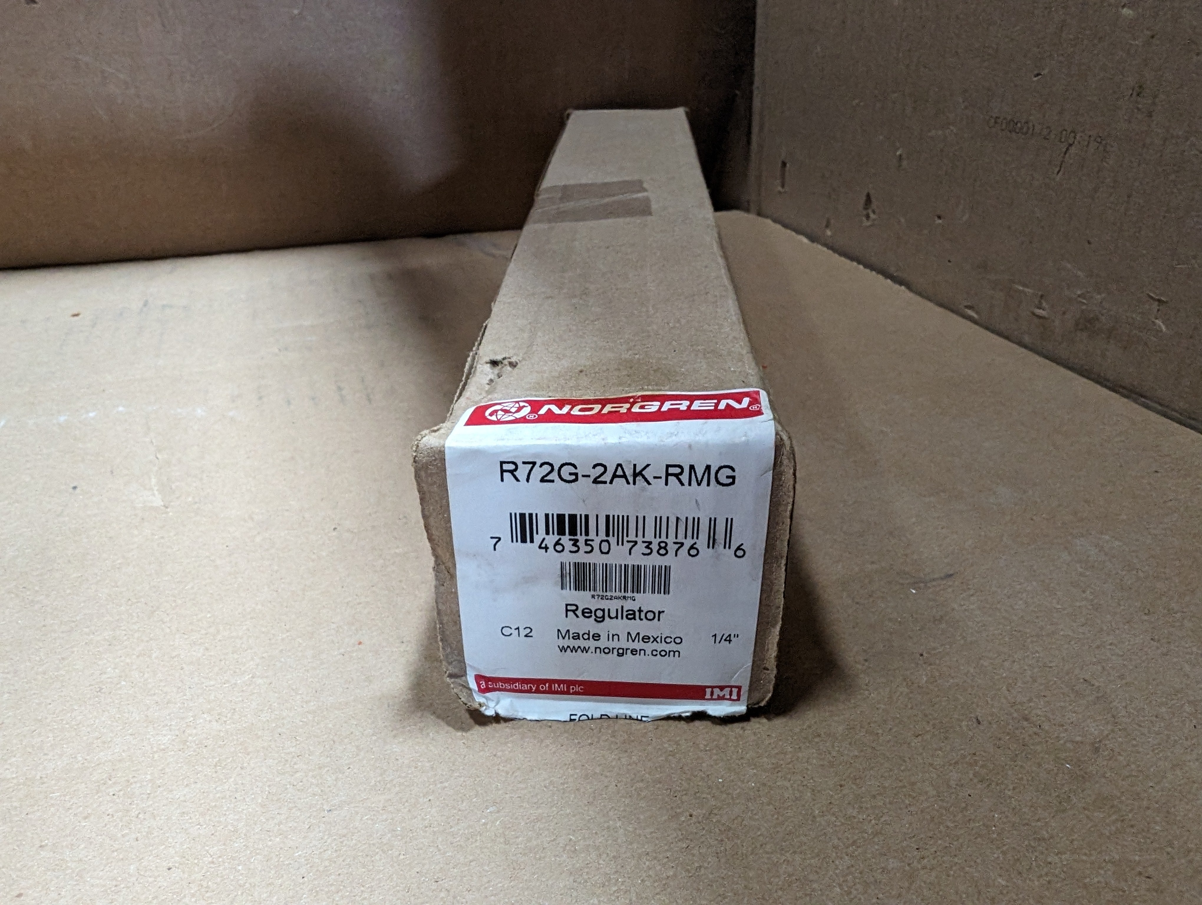 Norgren R72G-2AK-RMG Regulator 1/4" with Gauge 5-150 psig New