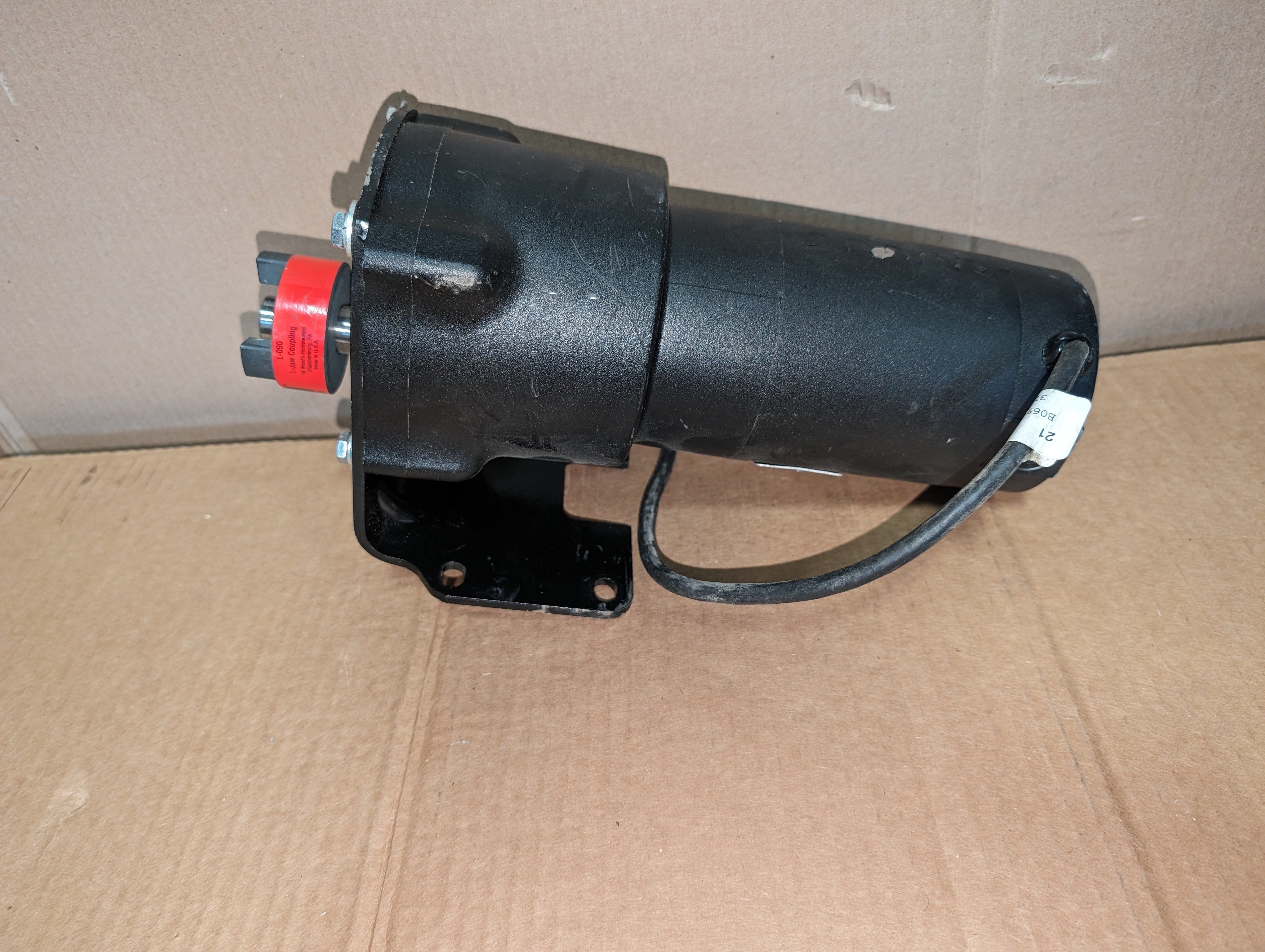 Baldor GPP7474, 1/4 HP, 180V DC, 30:1, 155 lb in. Motor Used