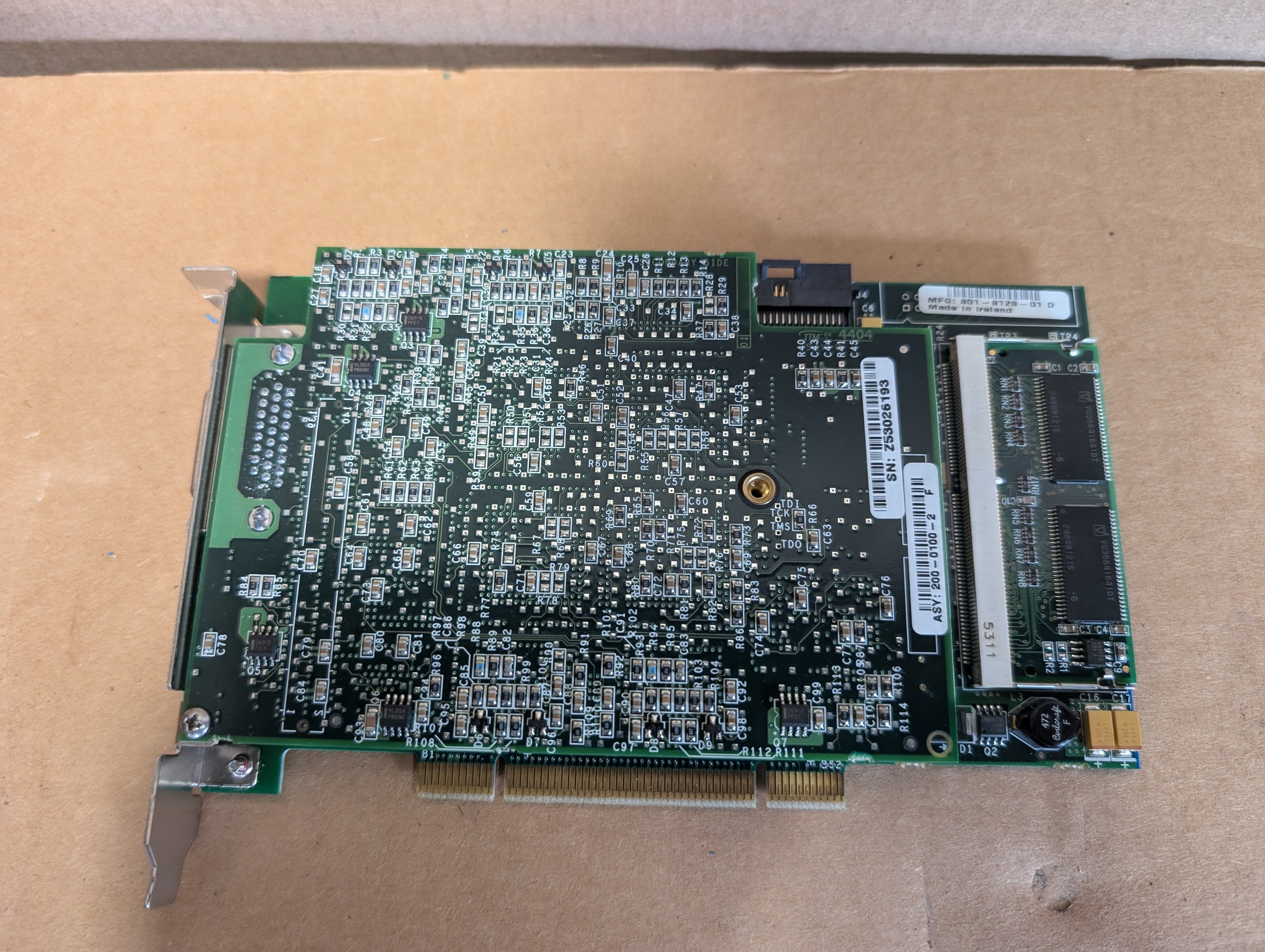 Cognex 801-8128-01 Rev.D, VPM-8120X-5011-P Vision Board Open Box