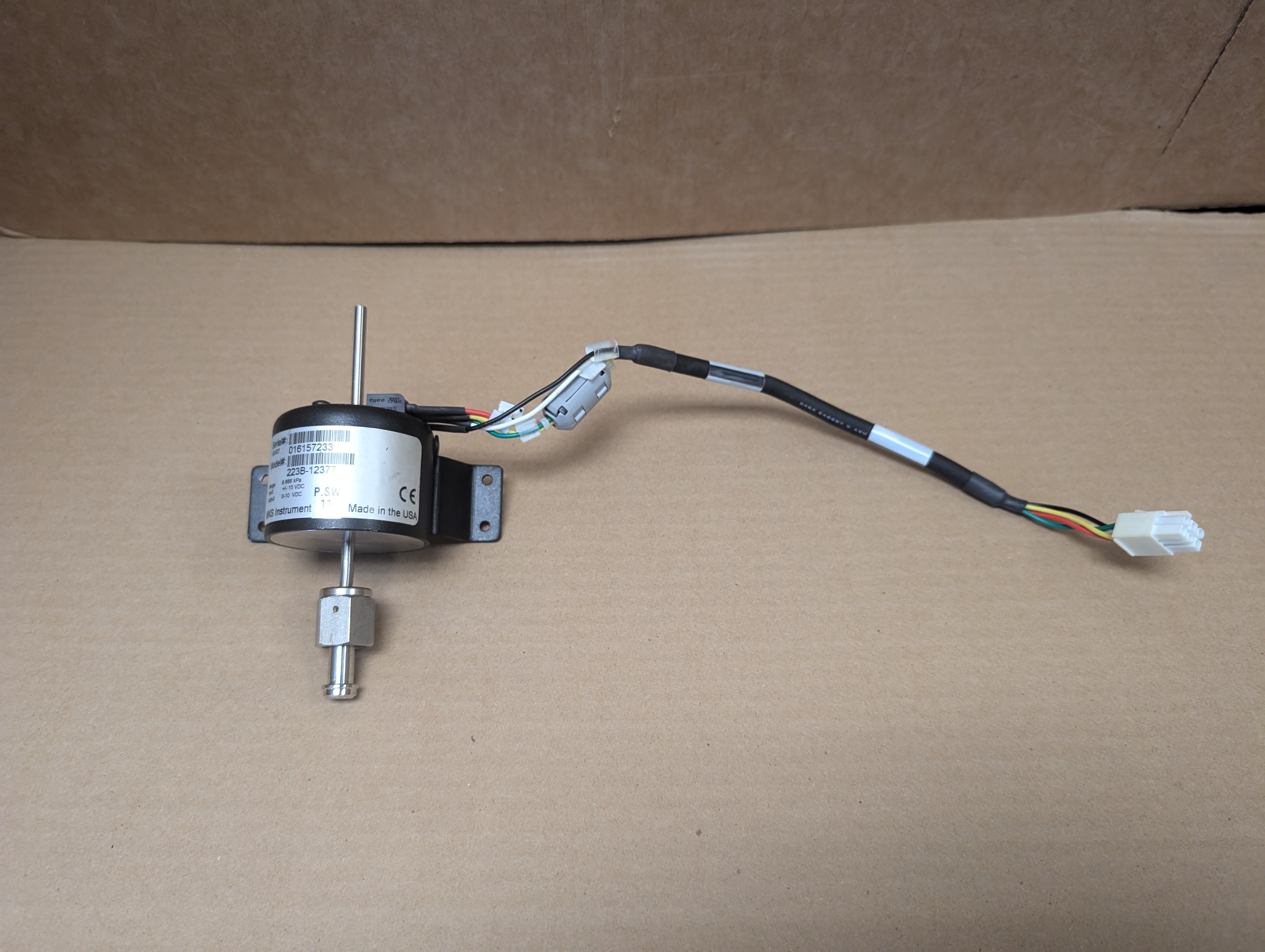 MKS Instruments 223B-12377 Pressure Transducer "Bent Tube" Used