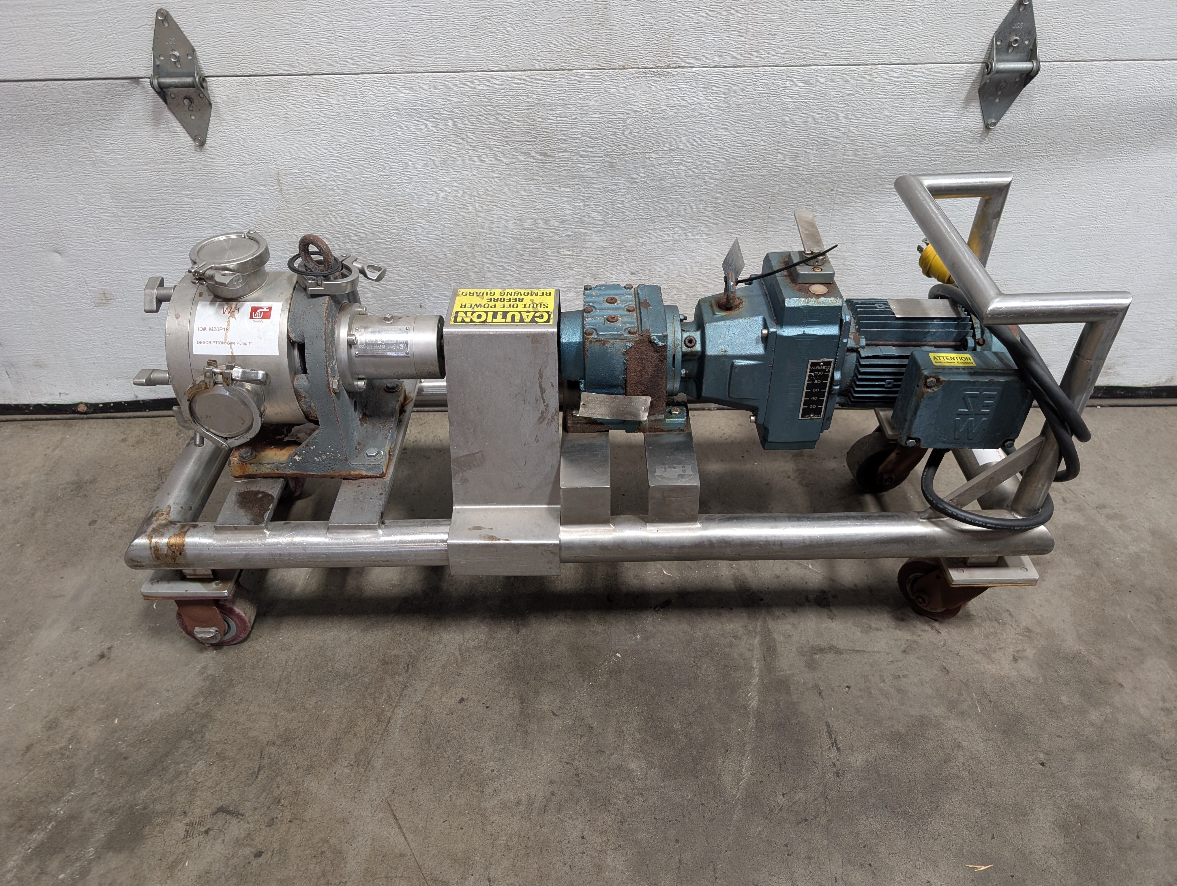 Sundyne Sine Pump MR-125 F&H 1 HP 230/460V Used