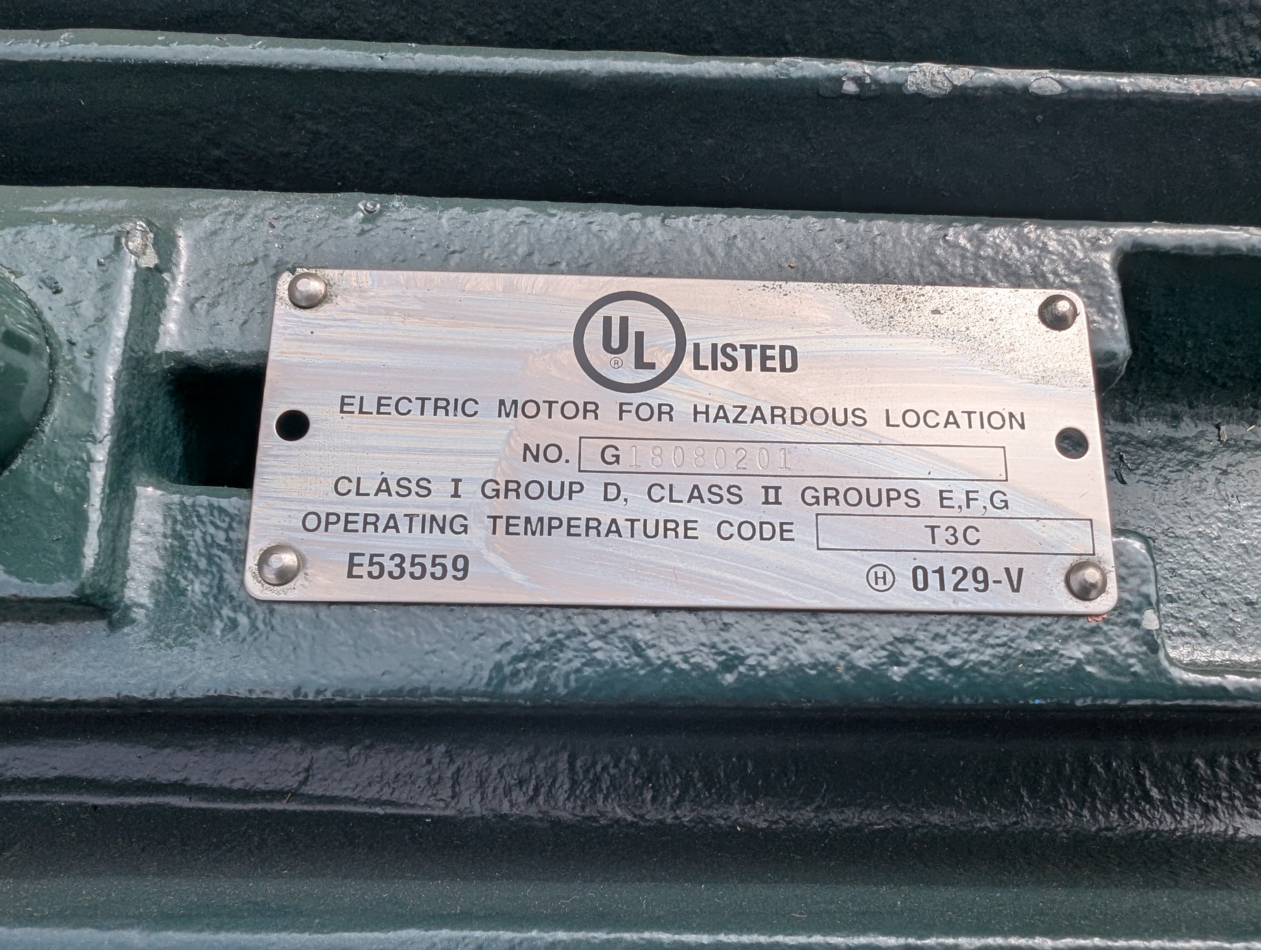 2023 Toshiba 40 HP Hazardous locations Motor 0404XPEA41A-P 230/460 324T New