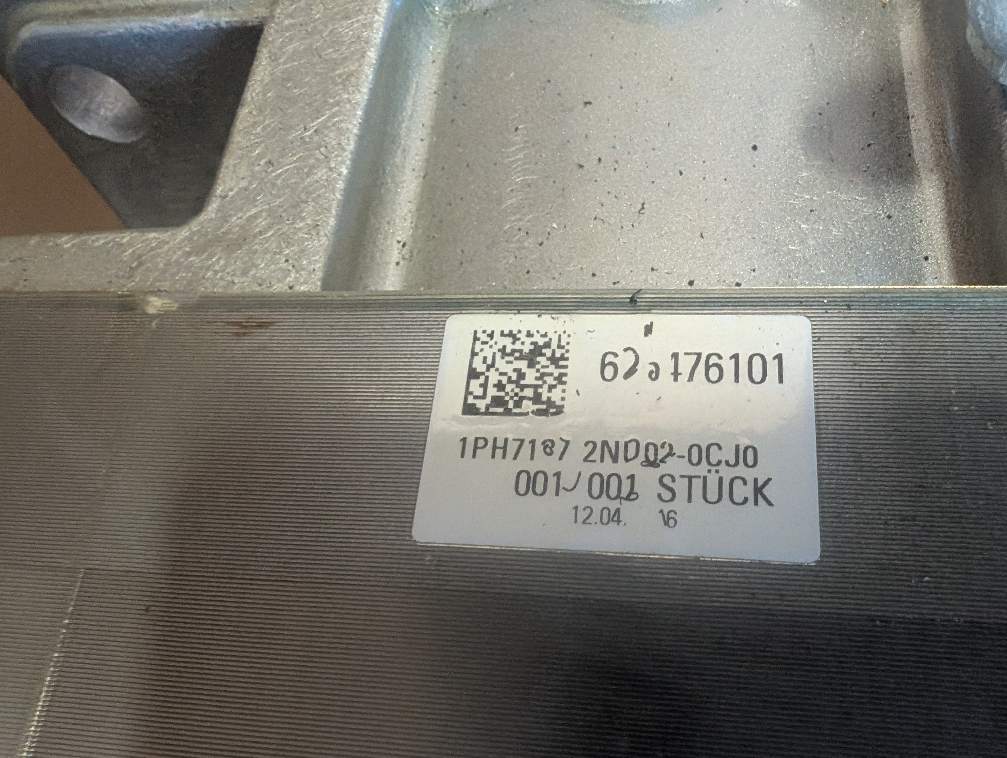 Siemens 1PH7137-2ND02-0CJ0 17 KW 1,000 RPM Spindle Servo Motor New