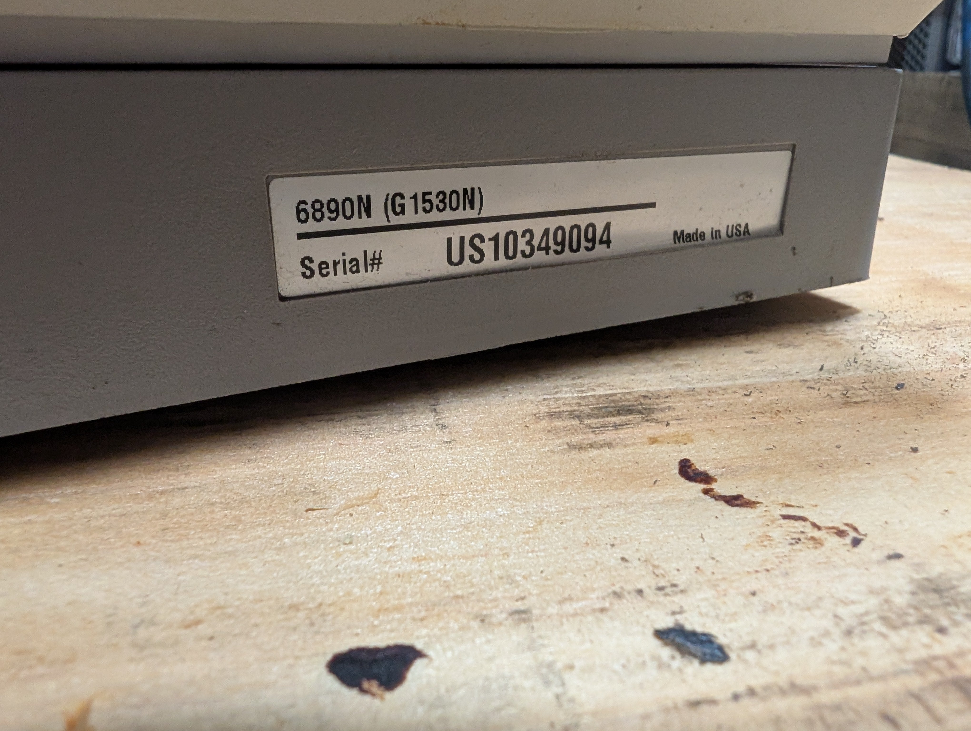 HP Agilent 6890N G1530N Gas Chromatograph FID 4300224J2 AUX 4300PXC9 "AS IS"