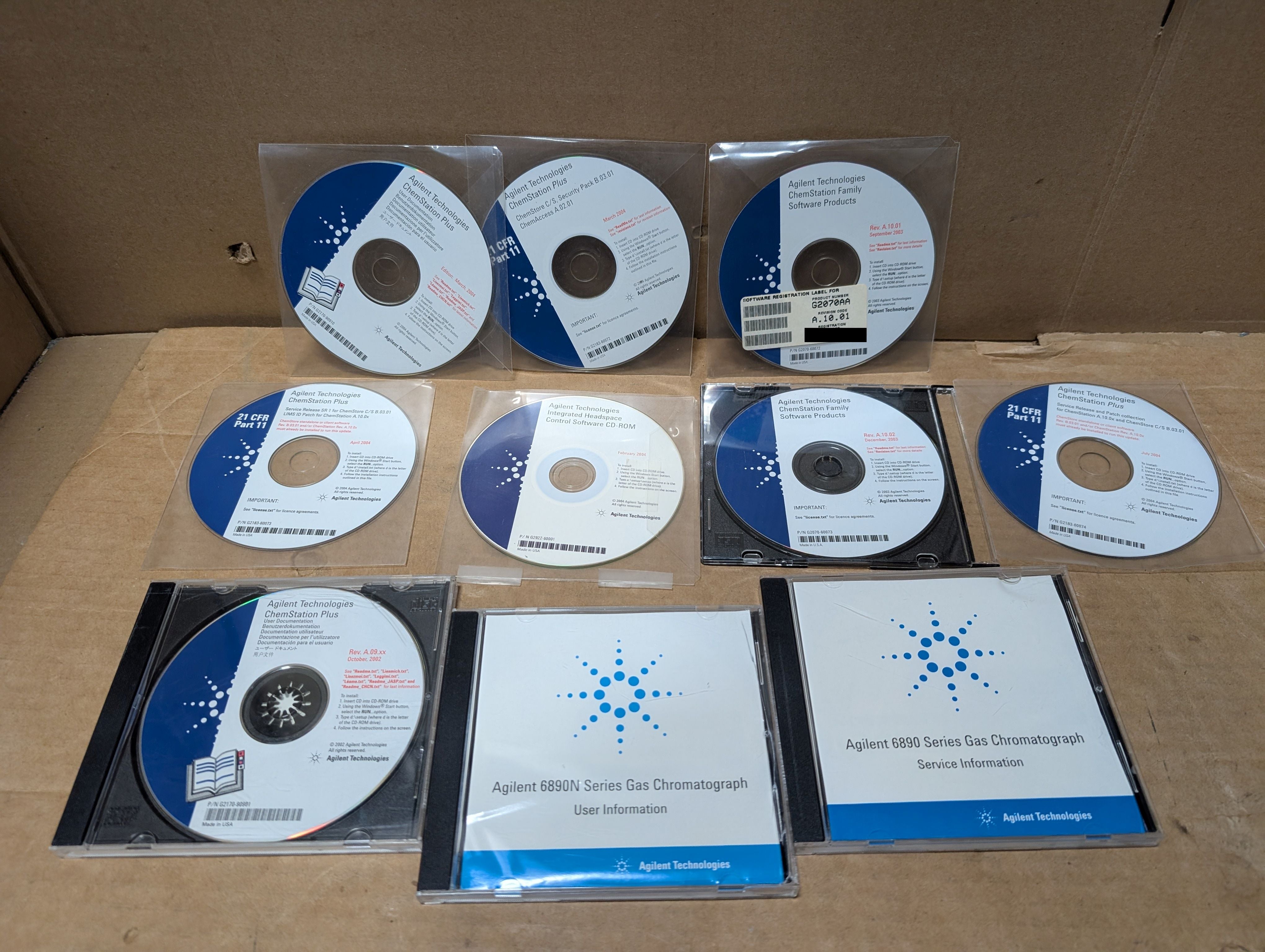 HP Agilent 6890N G1530N Gas Chromatograph FID 4300224J2 AUX 4300PXC9 "AS IS"