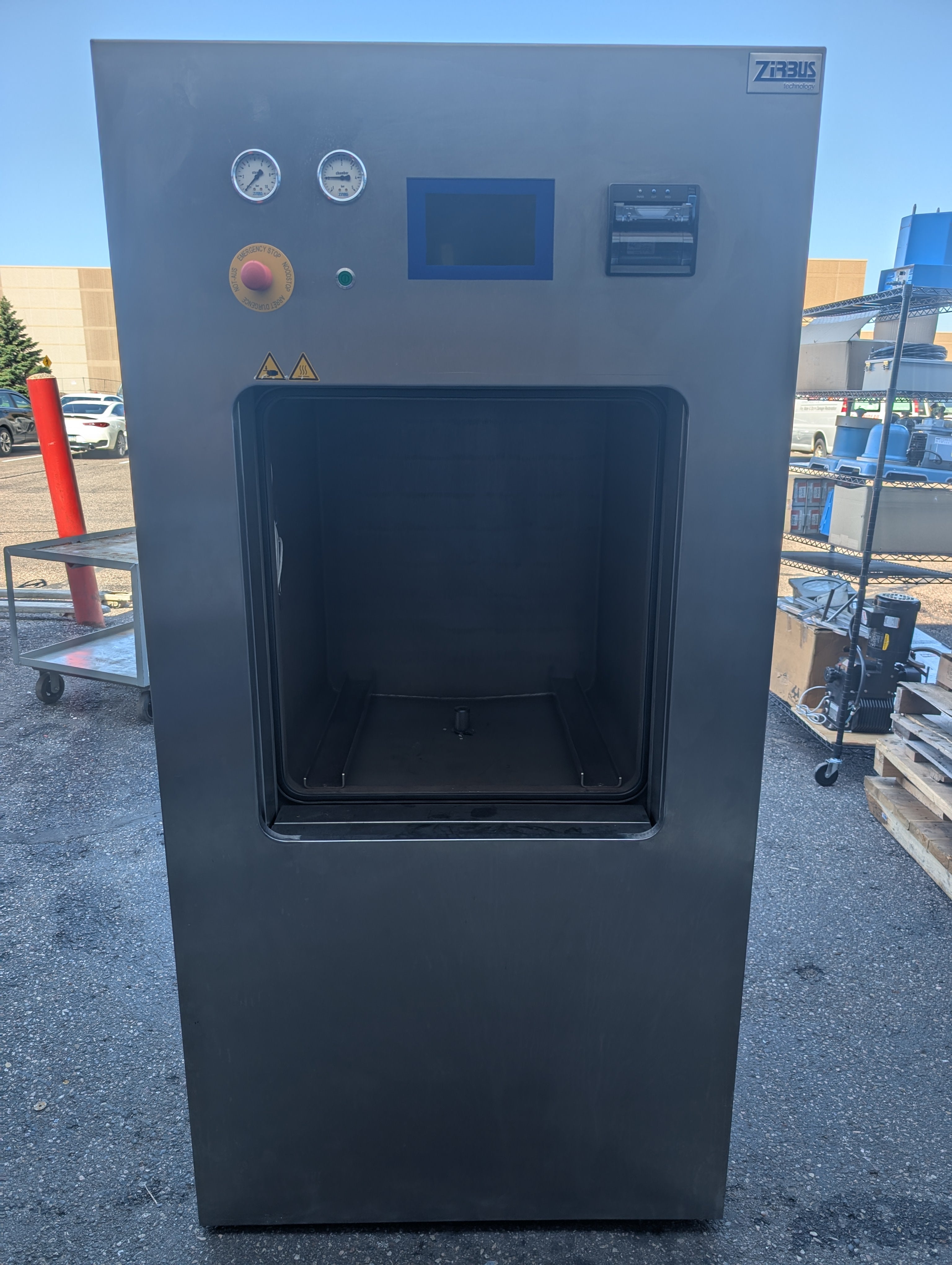 2017 Zirbus HST 6x6x6 Horizontal Standing Autoclave "AS IS"