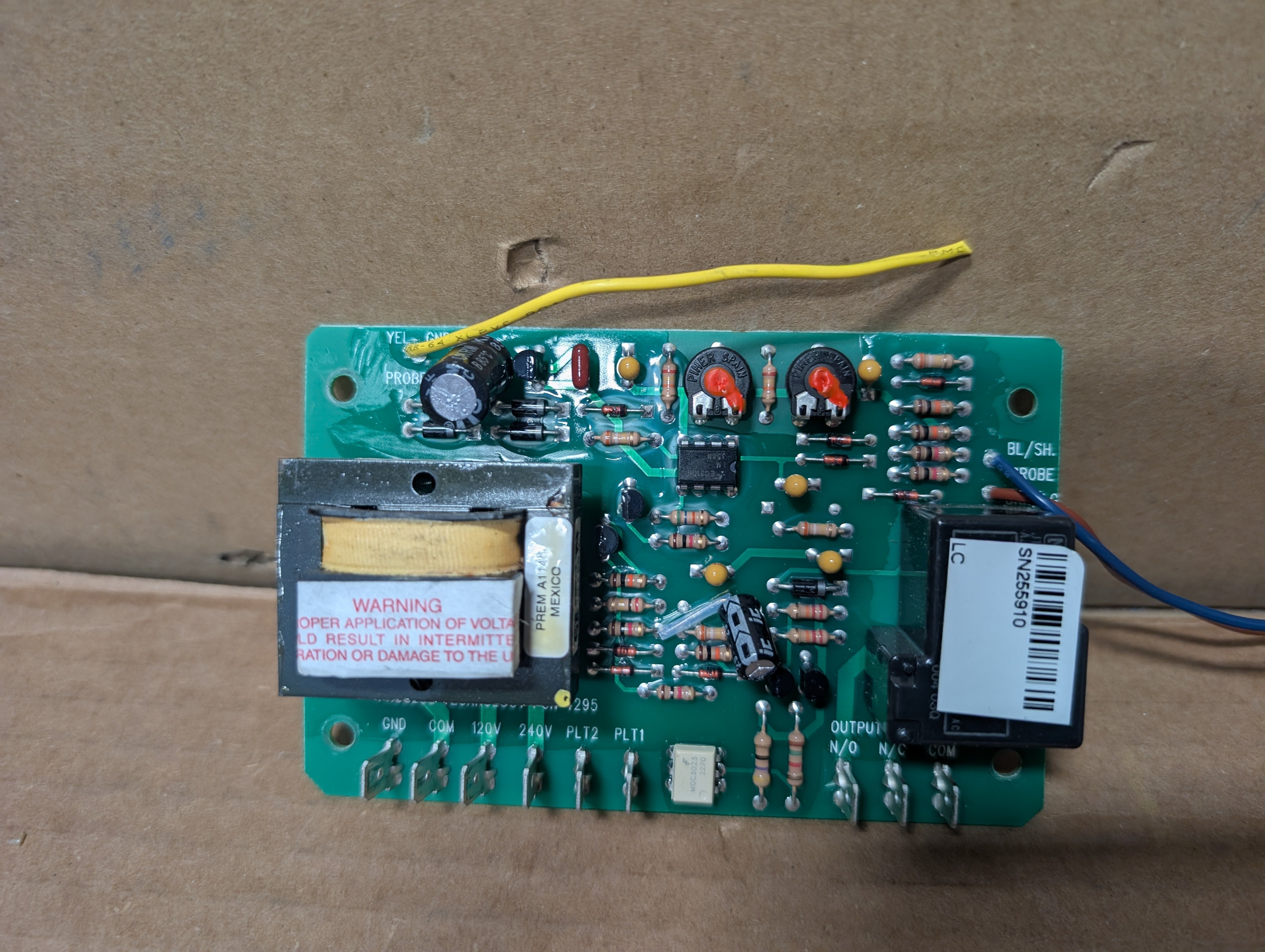 Process Technology PCN 4295 PLC Board (QTY Available) Used