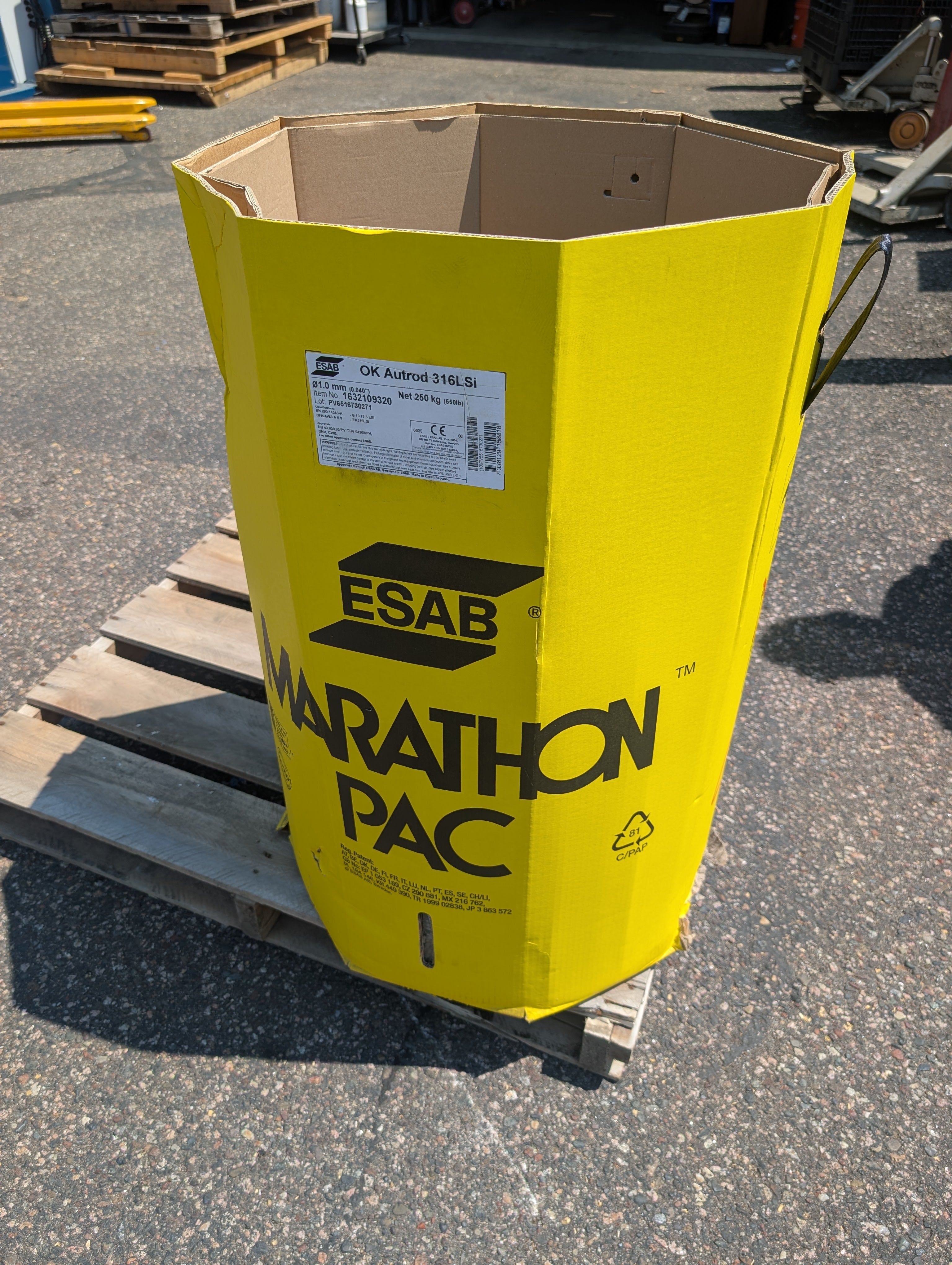 ESAB 1632109320 OK Autrod 316LSi 1.0mm (.040") 250 kg (550lb) New