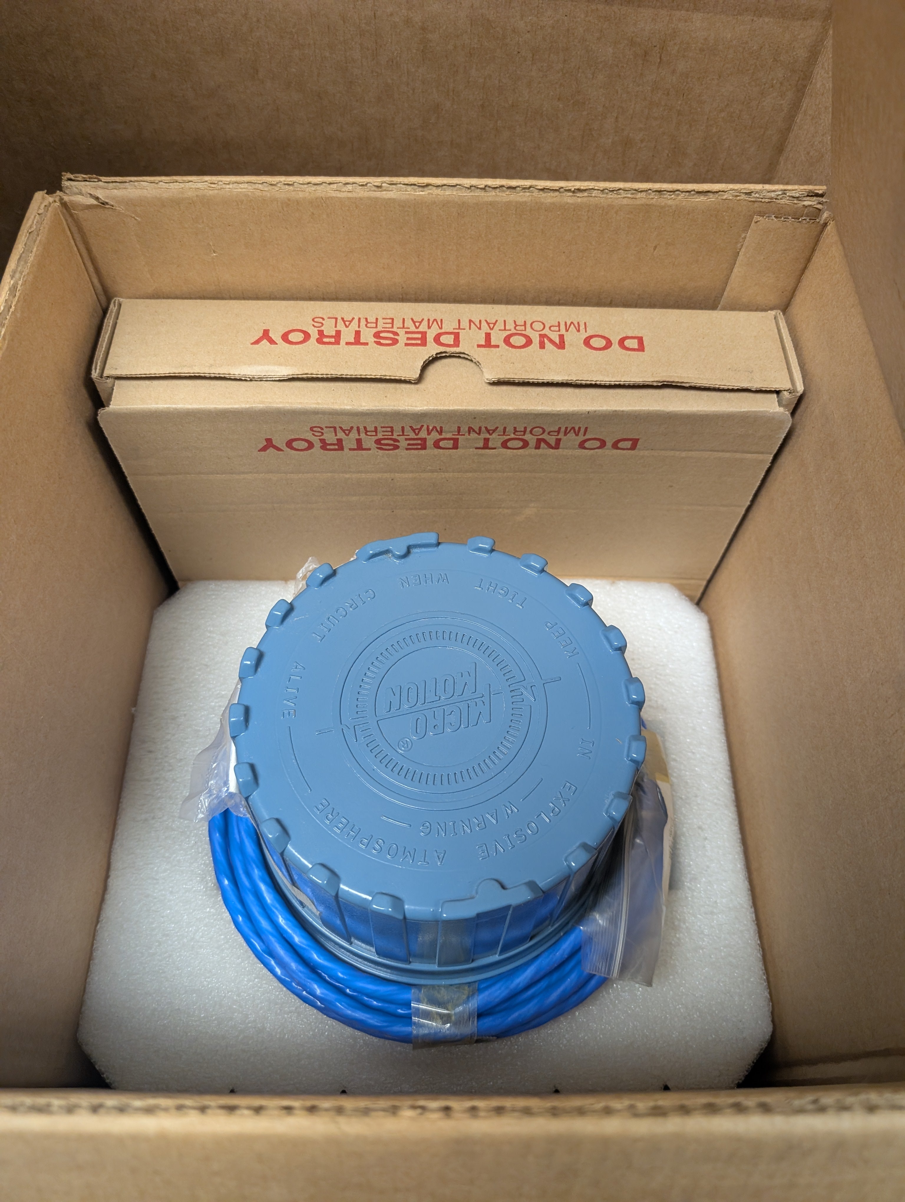 Micro Motion RFT9739E4SUJ Elite Remote Transmitter New Old Stock in Factory Box