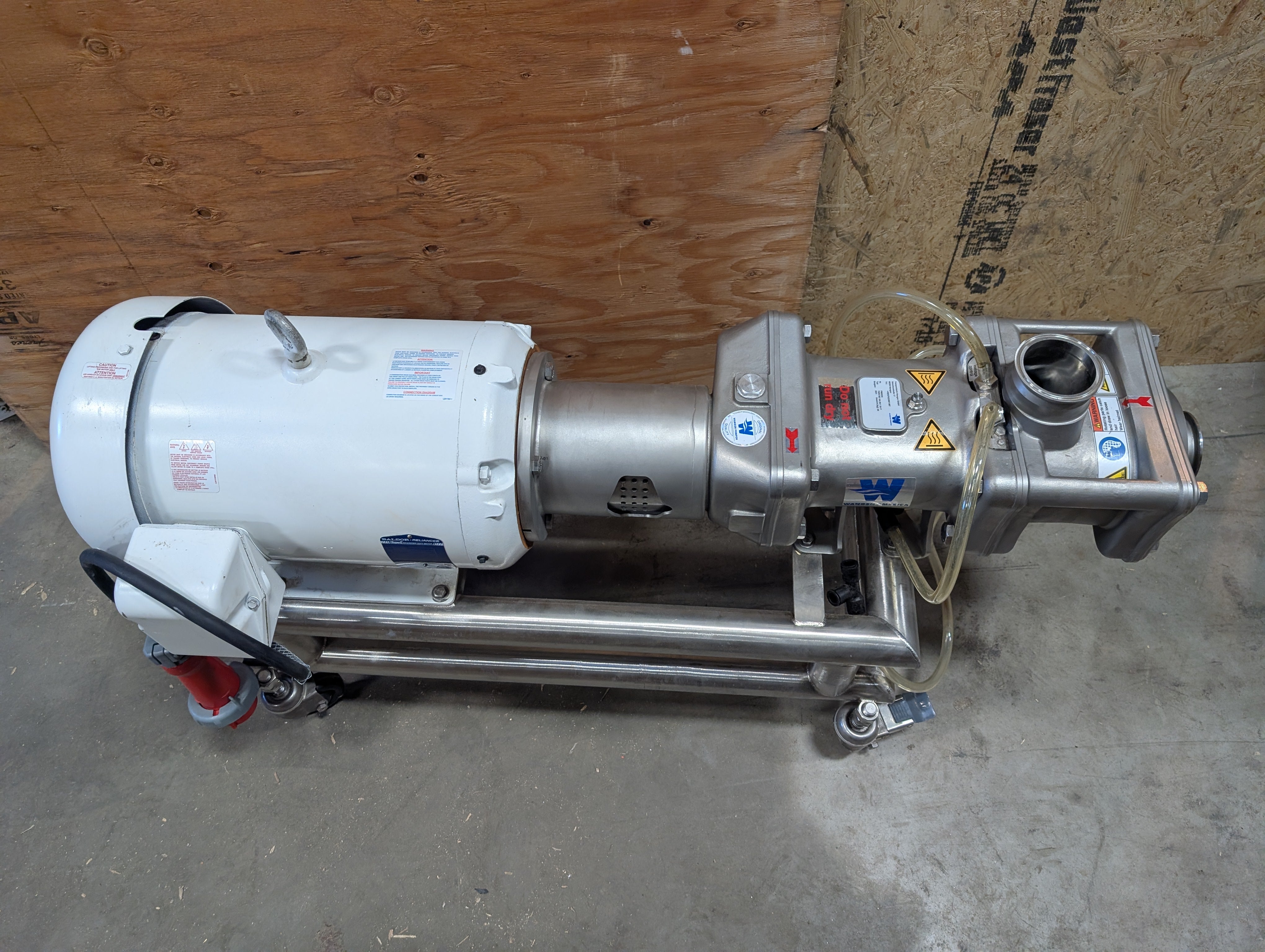 2021 Wangen Pumpen Hygienic Twin Screw Pump NG 104 36-1 3A P 15 HP Super Clean