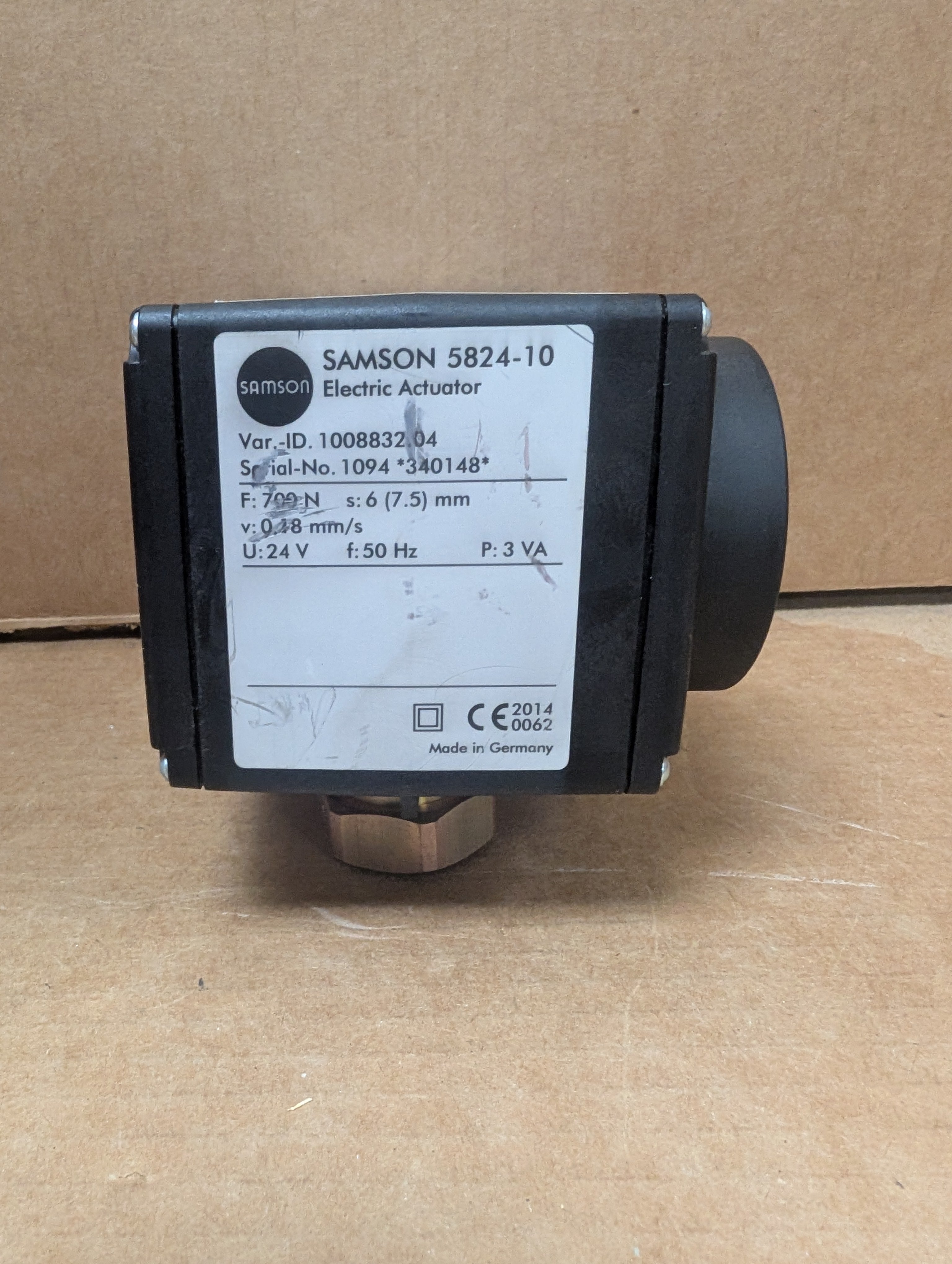 Samson 5824-10 Control valve Electric Actuator New Unused