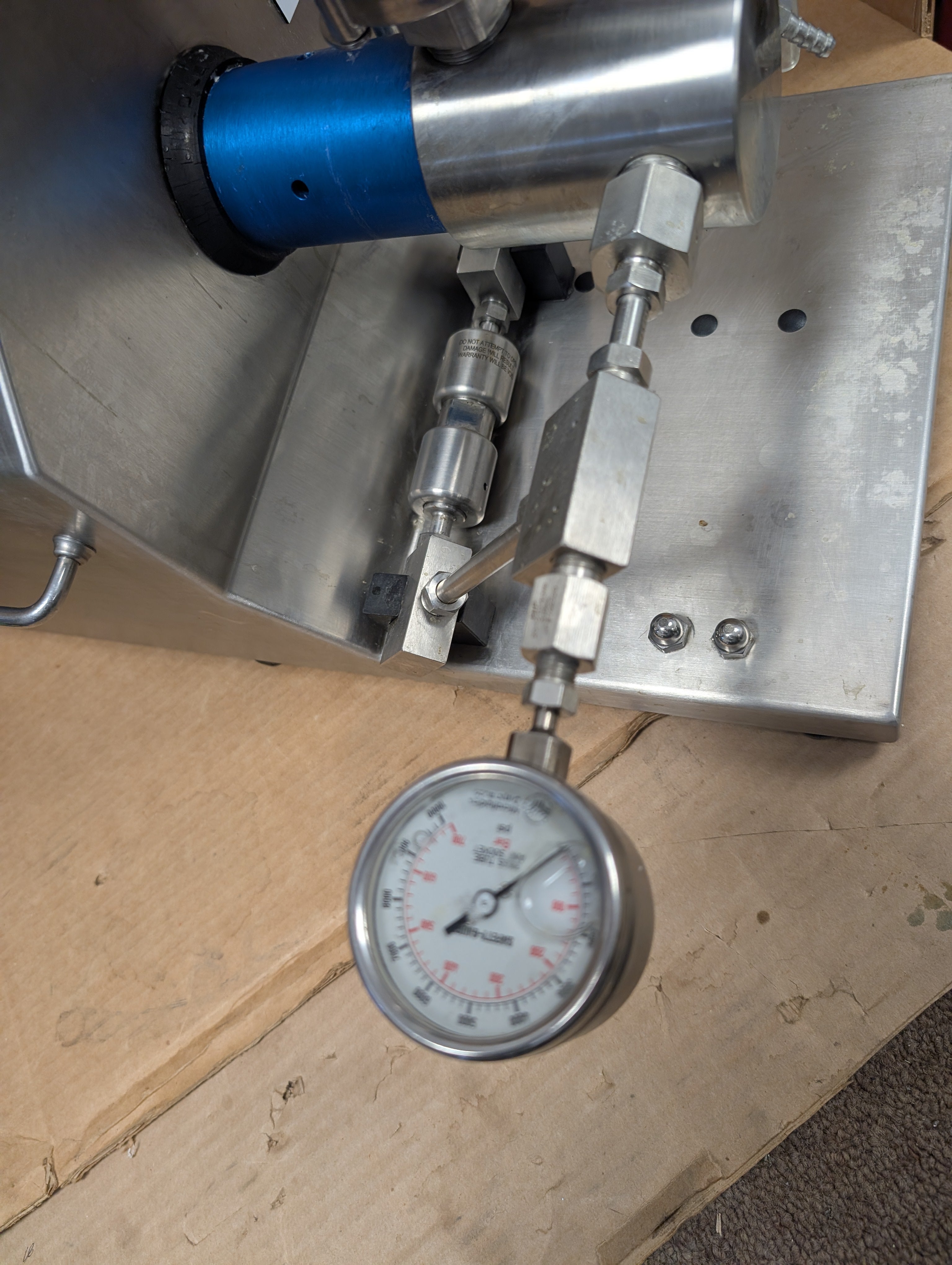 Microfluidics HC8000 Portable Benchtop Laboratory Homogenizer Used