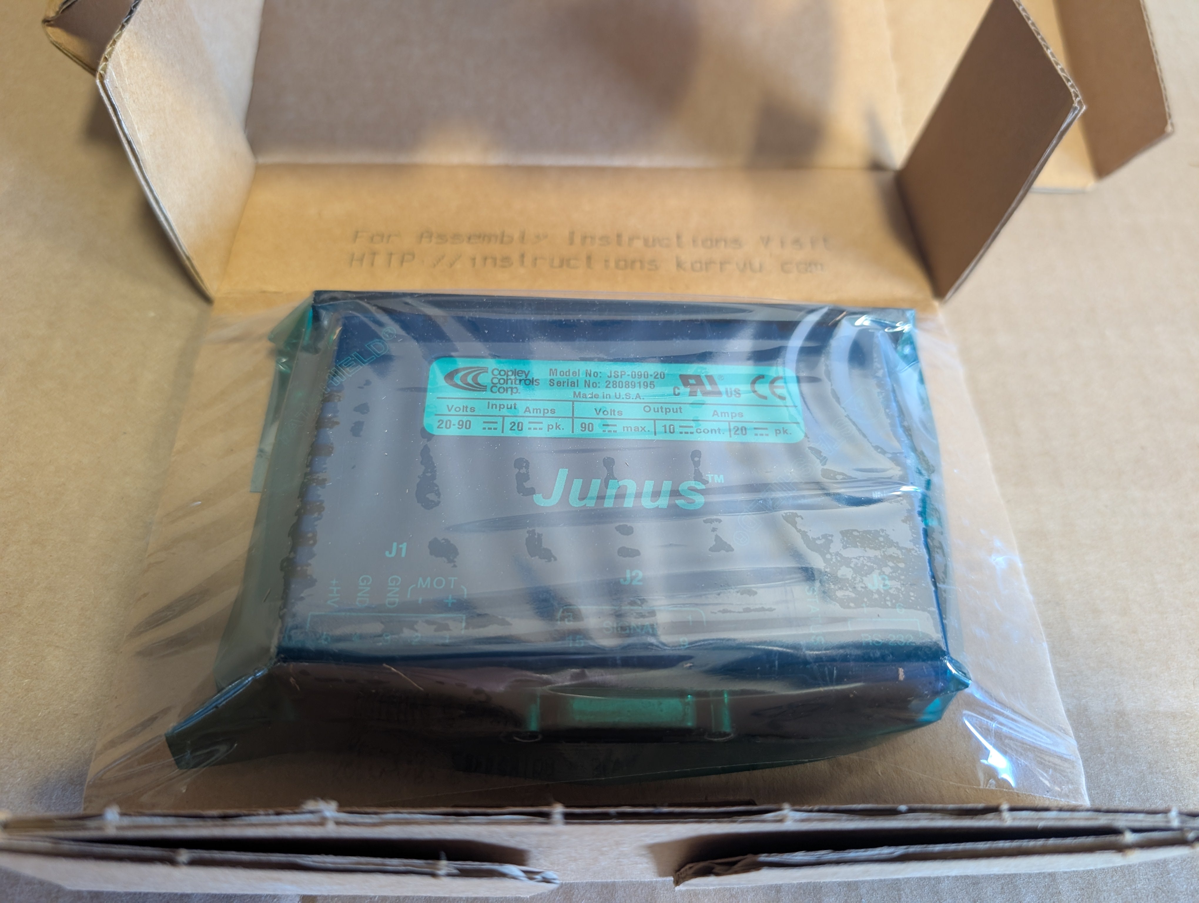 Copley Controls Junus JSP-090-20 Servo Drive New NIB