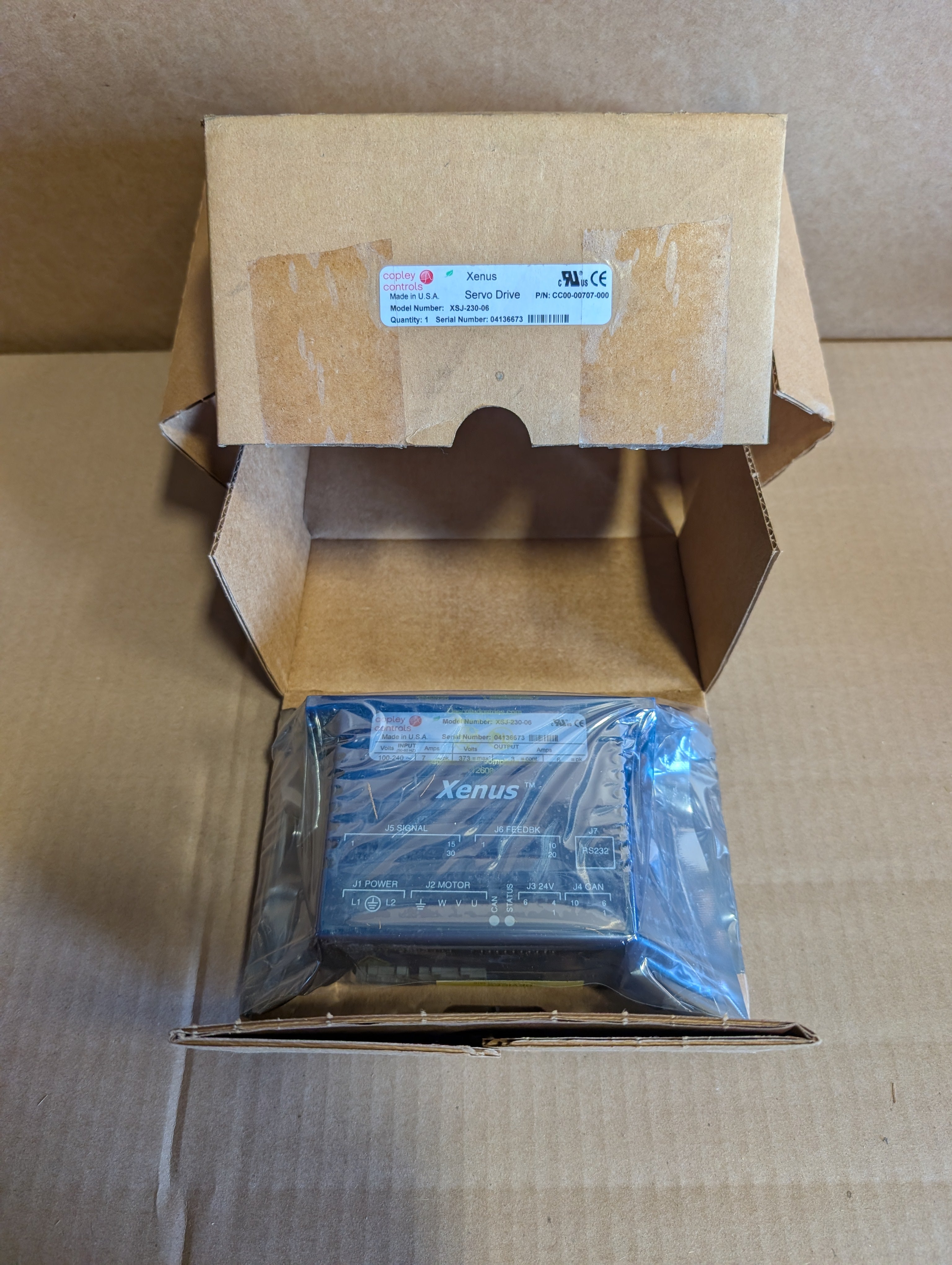 Copley Controls Xenus XSJ-230-06 Servo Drive New NIB