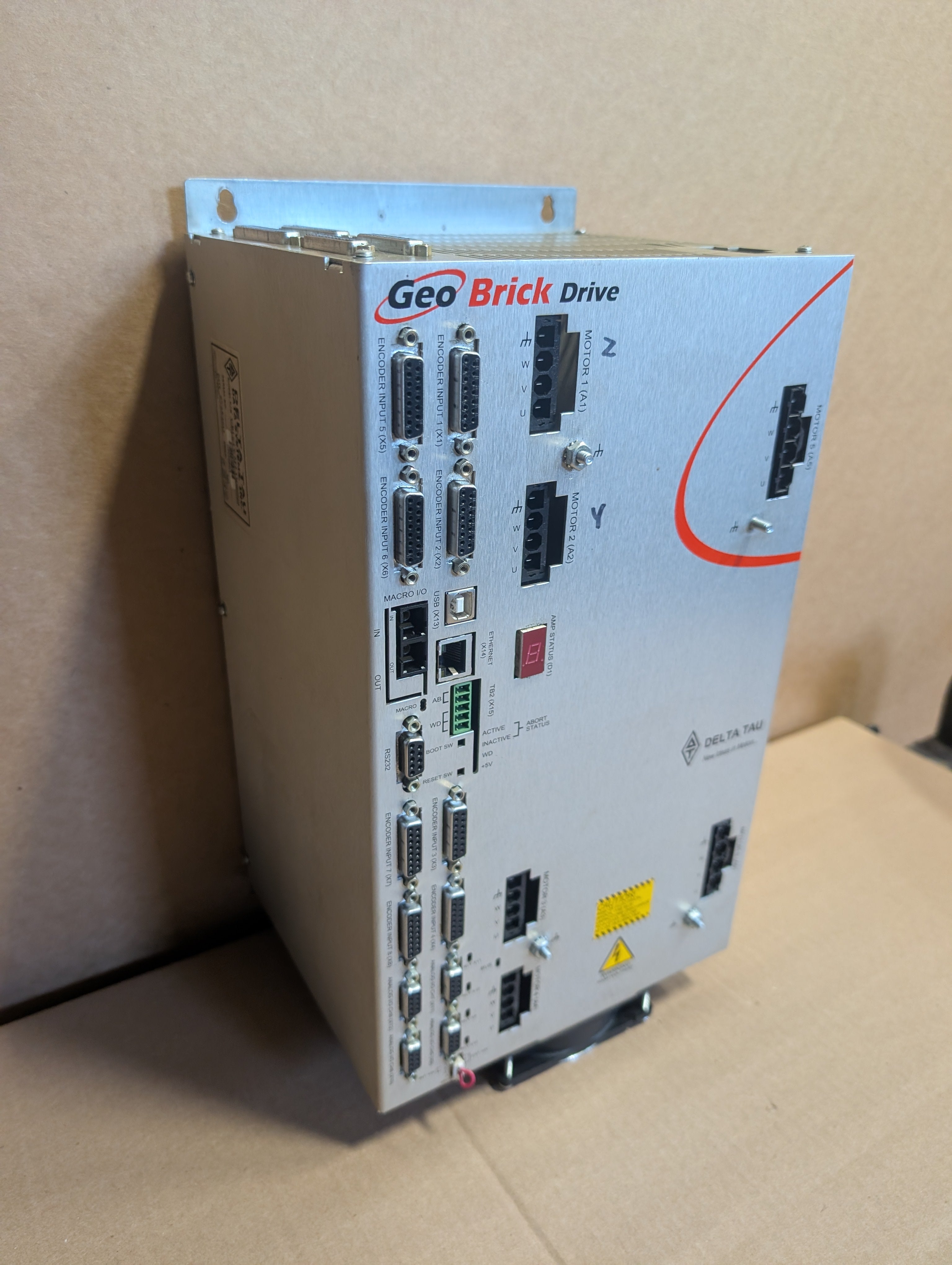Omron GEO Brick Delta Tau GBL6-C0-5F2-13D00020 6 Axis GBL6C05F213D00020 Used