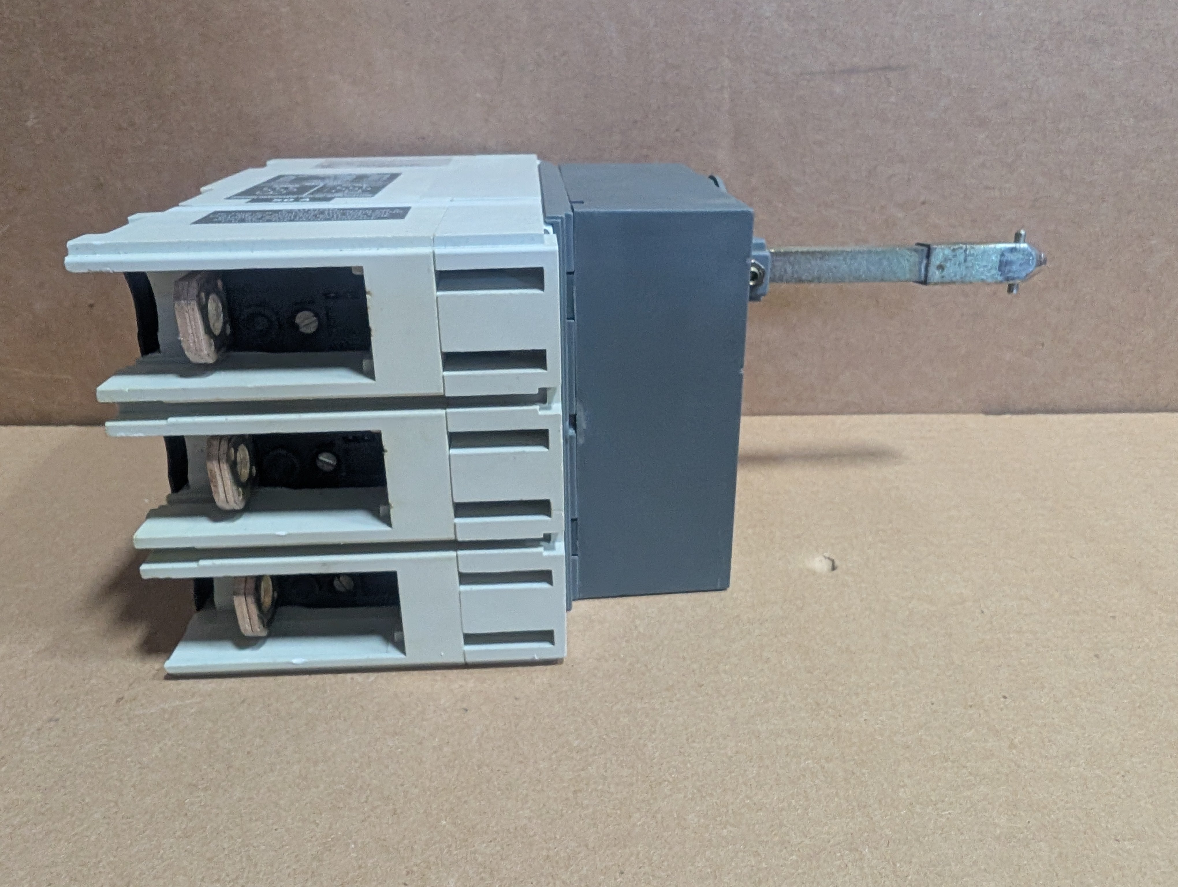 ABB SACE S3N 3-Pole 50A Circuit Breaker Disconnect w/ Rotary Handle Used