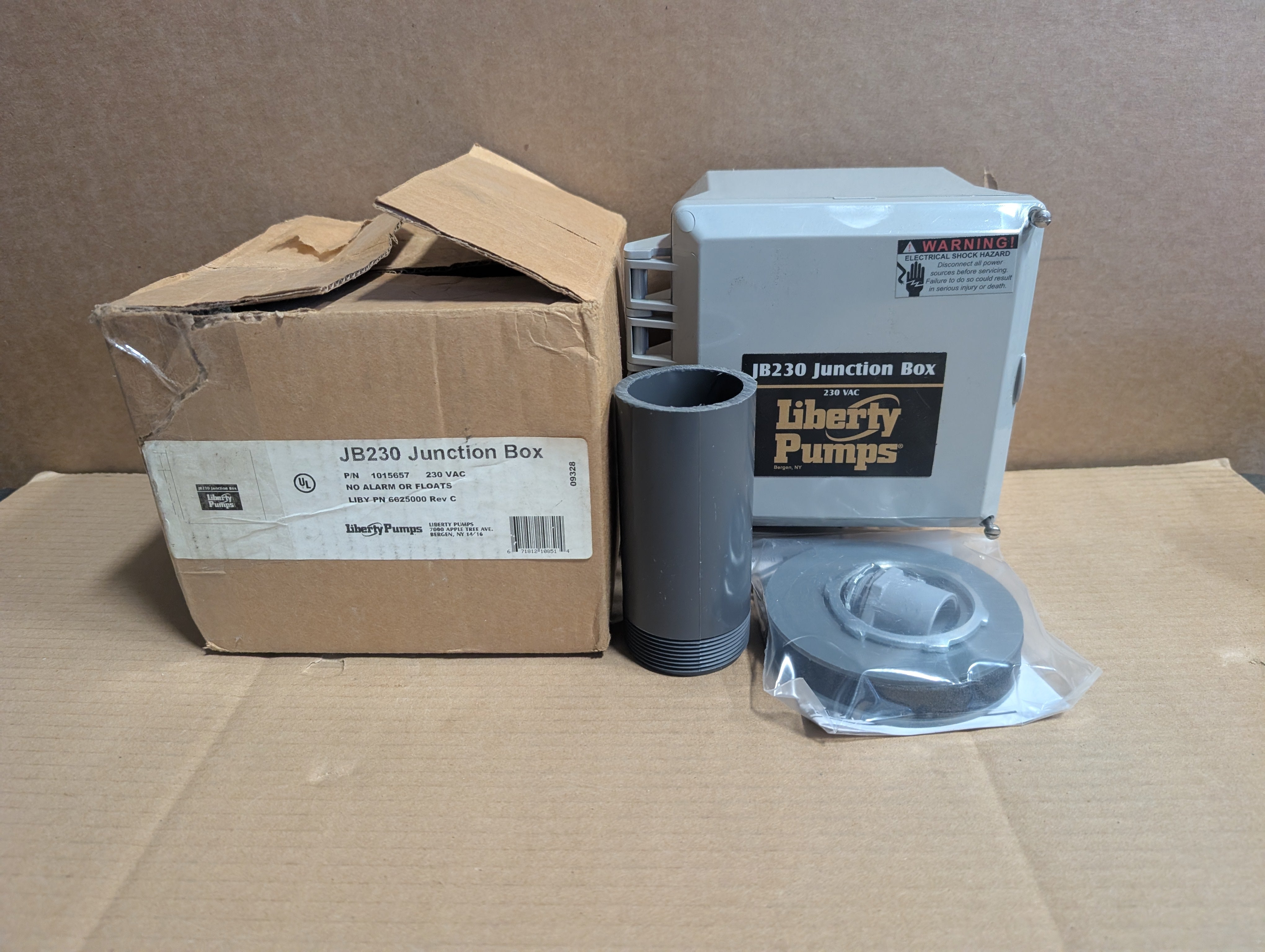 Liberty JB230 Pump Station Junction Box 1015657, 6625000, 230V New