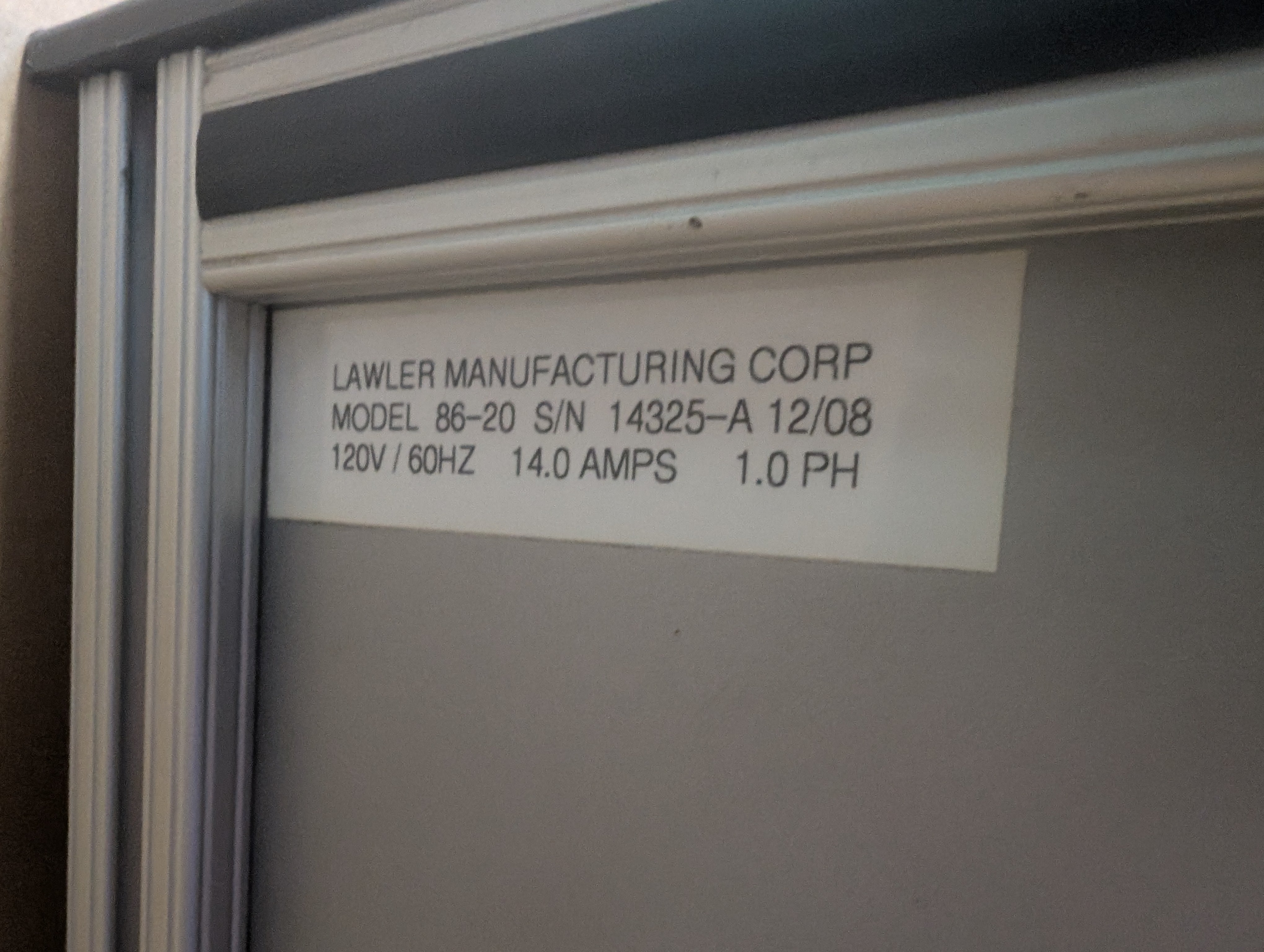 Lawler Model 86-20 Kinematic Viscosity Bath Used