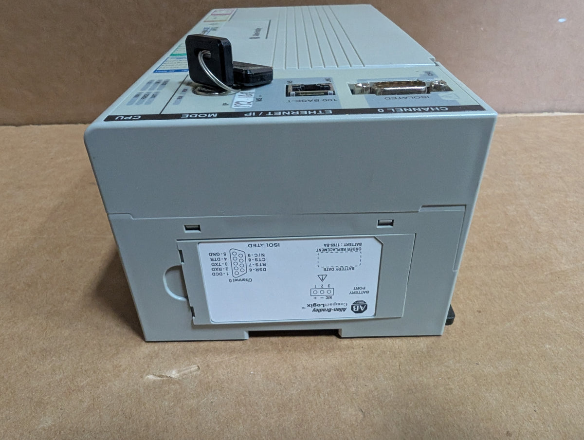 Allen Bradley 1769-L23E-QBFC1B Ser.A FW 1.016 CompactLogix L23E CPU Controller Used