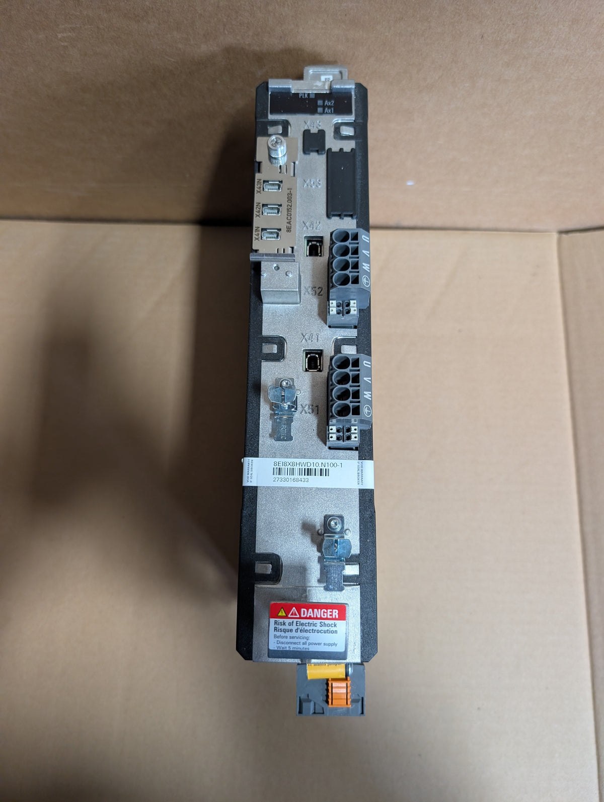 2023 B&R Automation 2-Axis ACOPOS P3 Servo Drive 8EI8X8HWD10.N100-1 Unused