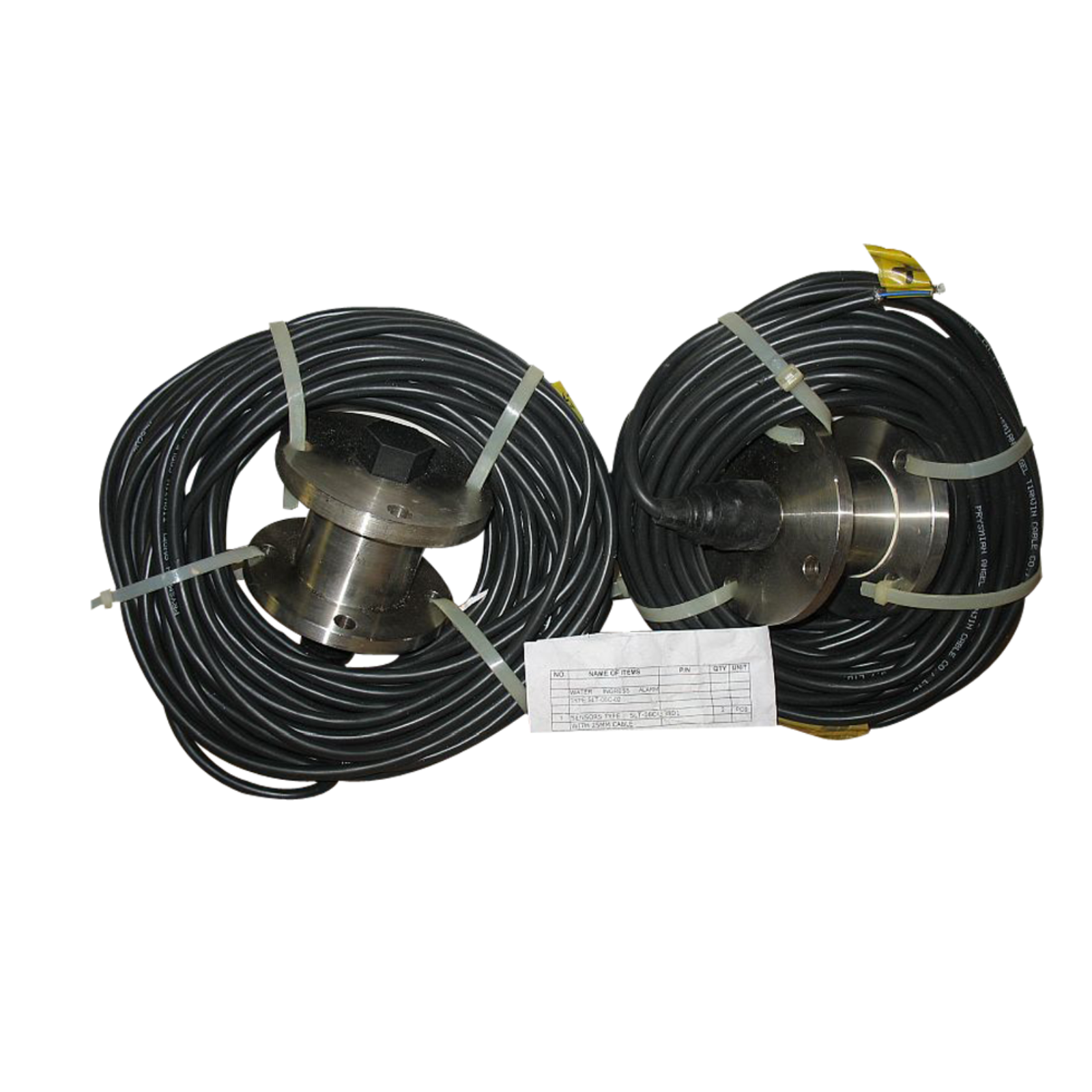 (2) Sealantern Water Ingress Alarm Sensors SLT-08C-338D1 & 25 Meter Cables New