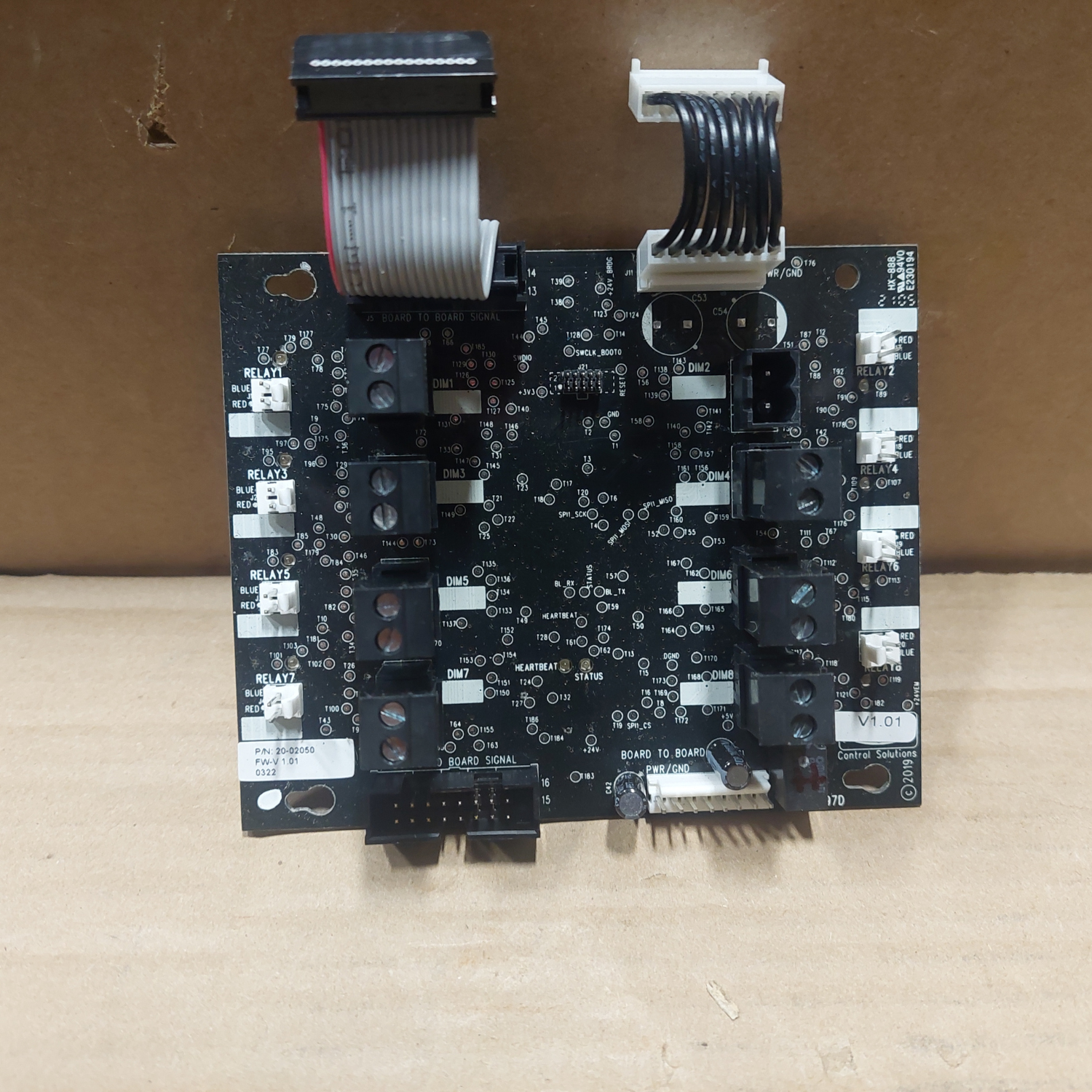 Hubbell 20-02050 NXP2 Relay Board FW-V 1.01 New