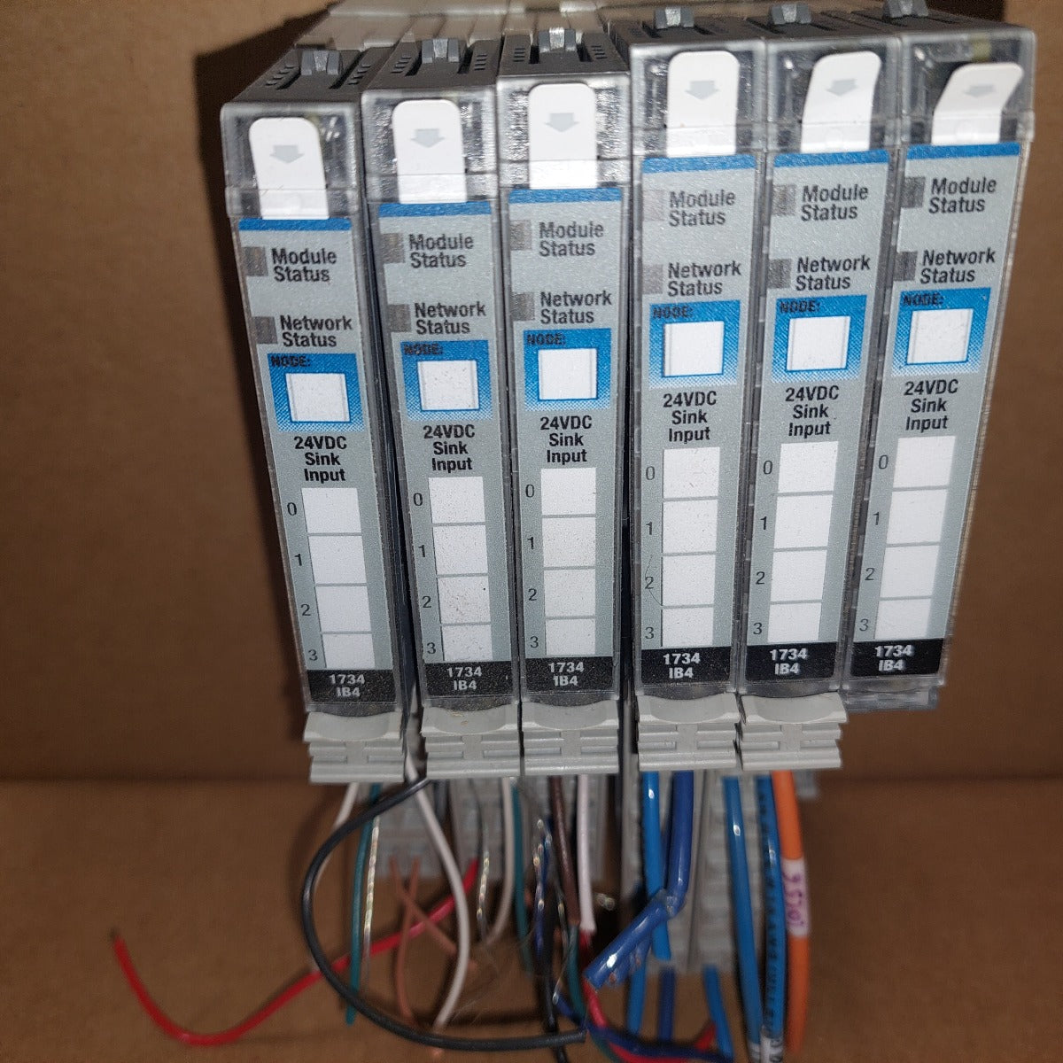 (6) 2019 Allen Bradley 1734-IB4 Input Modules & Bases Used