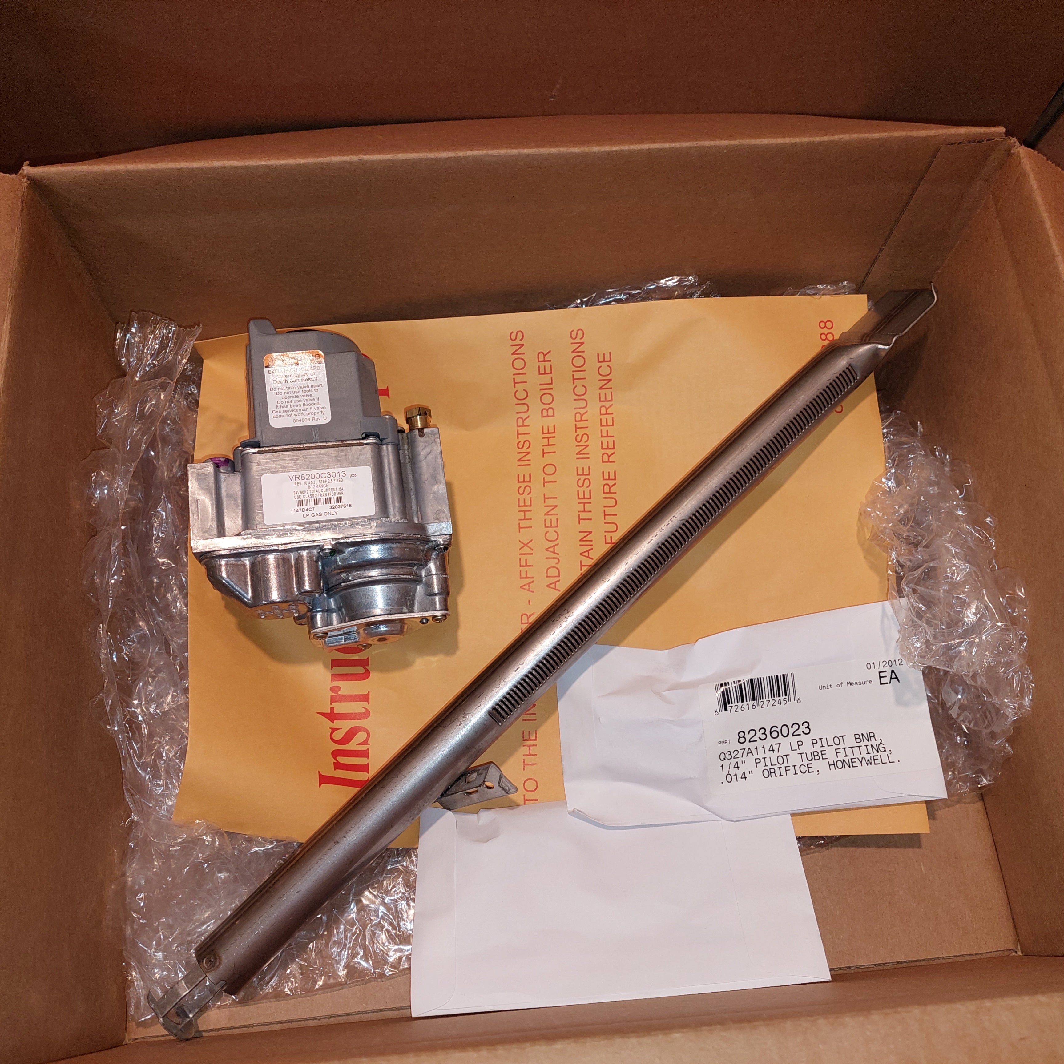 Burnham 6231720302 Natural Gas to LP Conversion 24V 1" 203B New