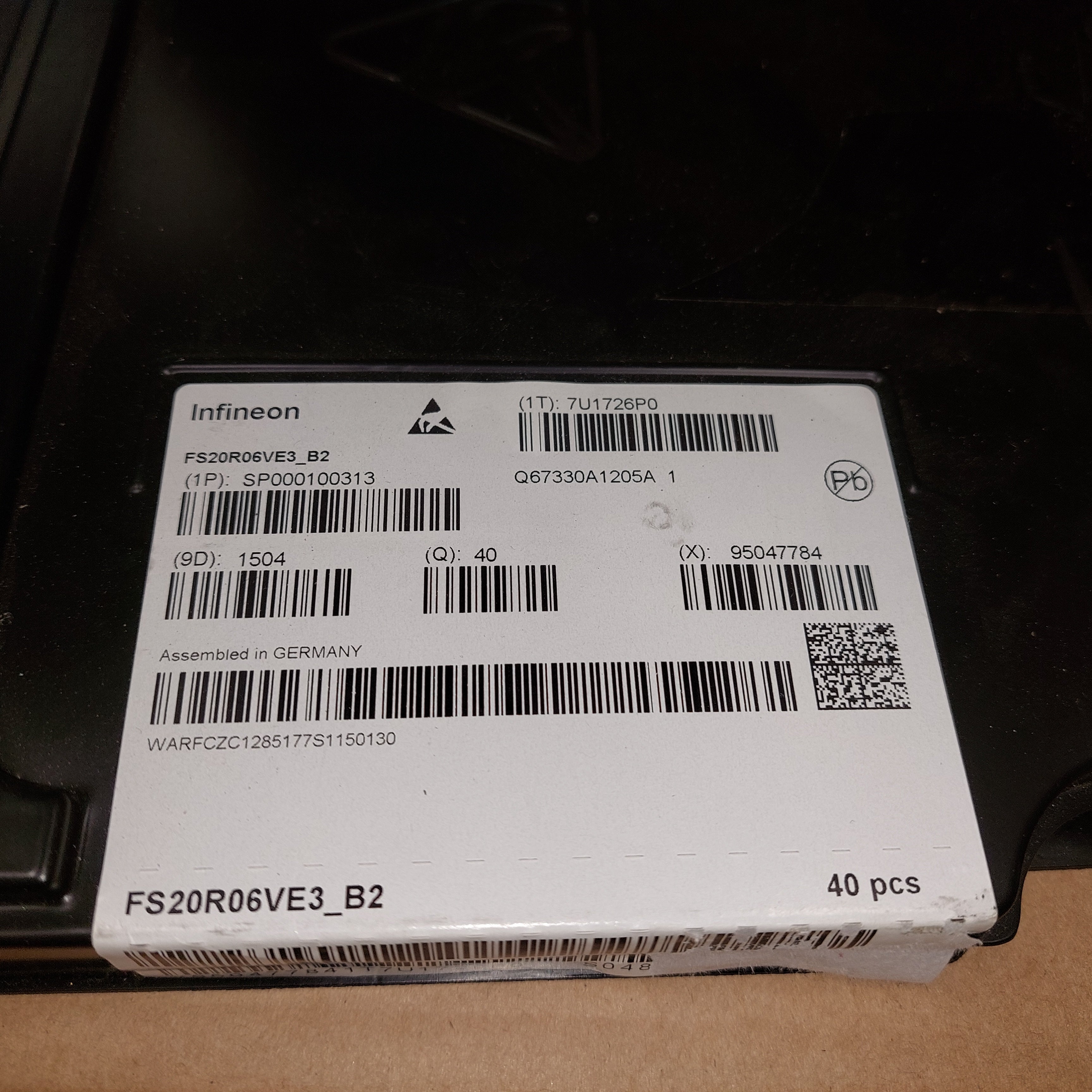 Infineon FS20R06VE3-B2 Power Supply Module New