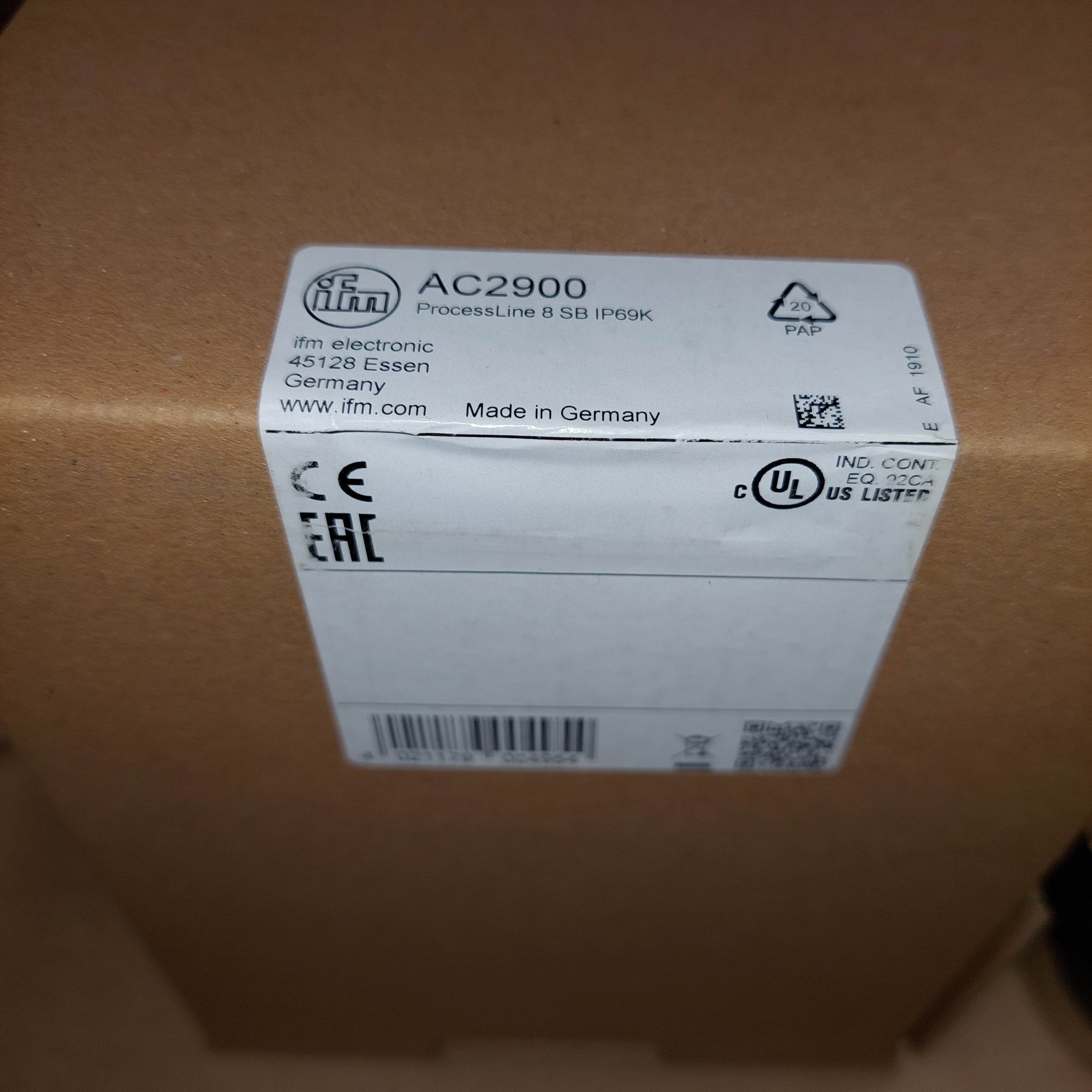 IFM AC2900 AS Interface, ProcessLine Module, 8 SB IP69K New Sealed