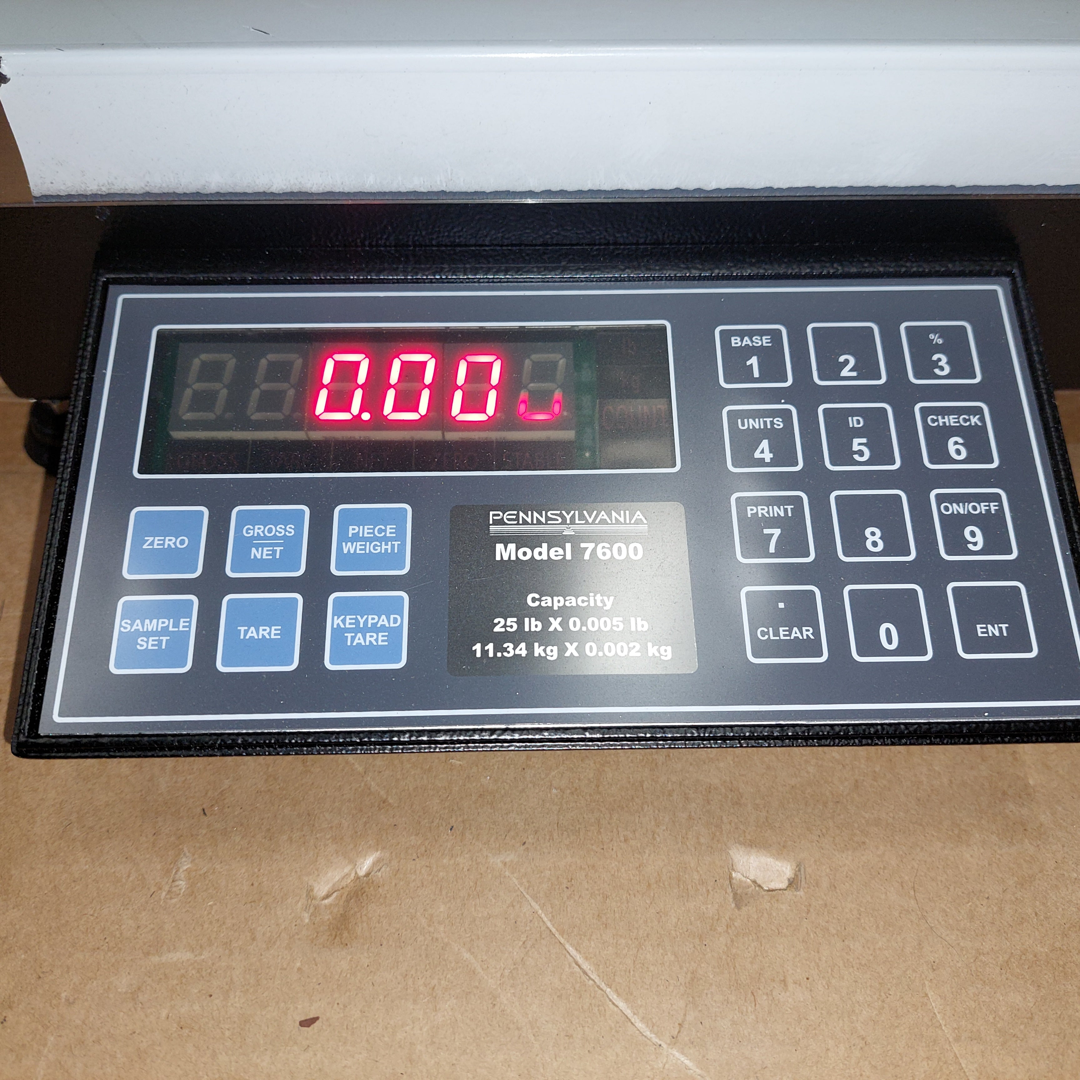 Pennsylvania 7600S Counting & Bench Scale 25lb New