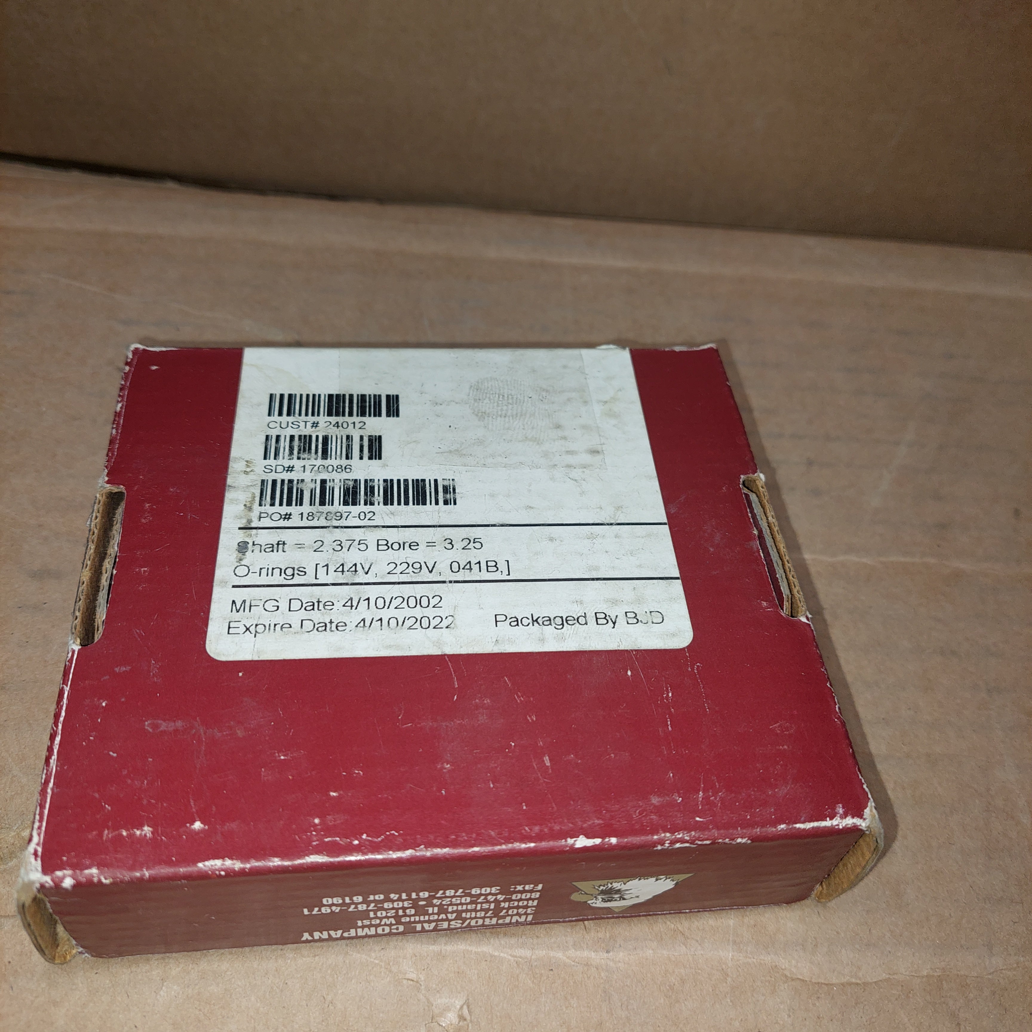 Inpro/seal 1987-A-P0030-0 Bearing Isolator New