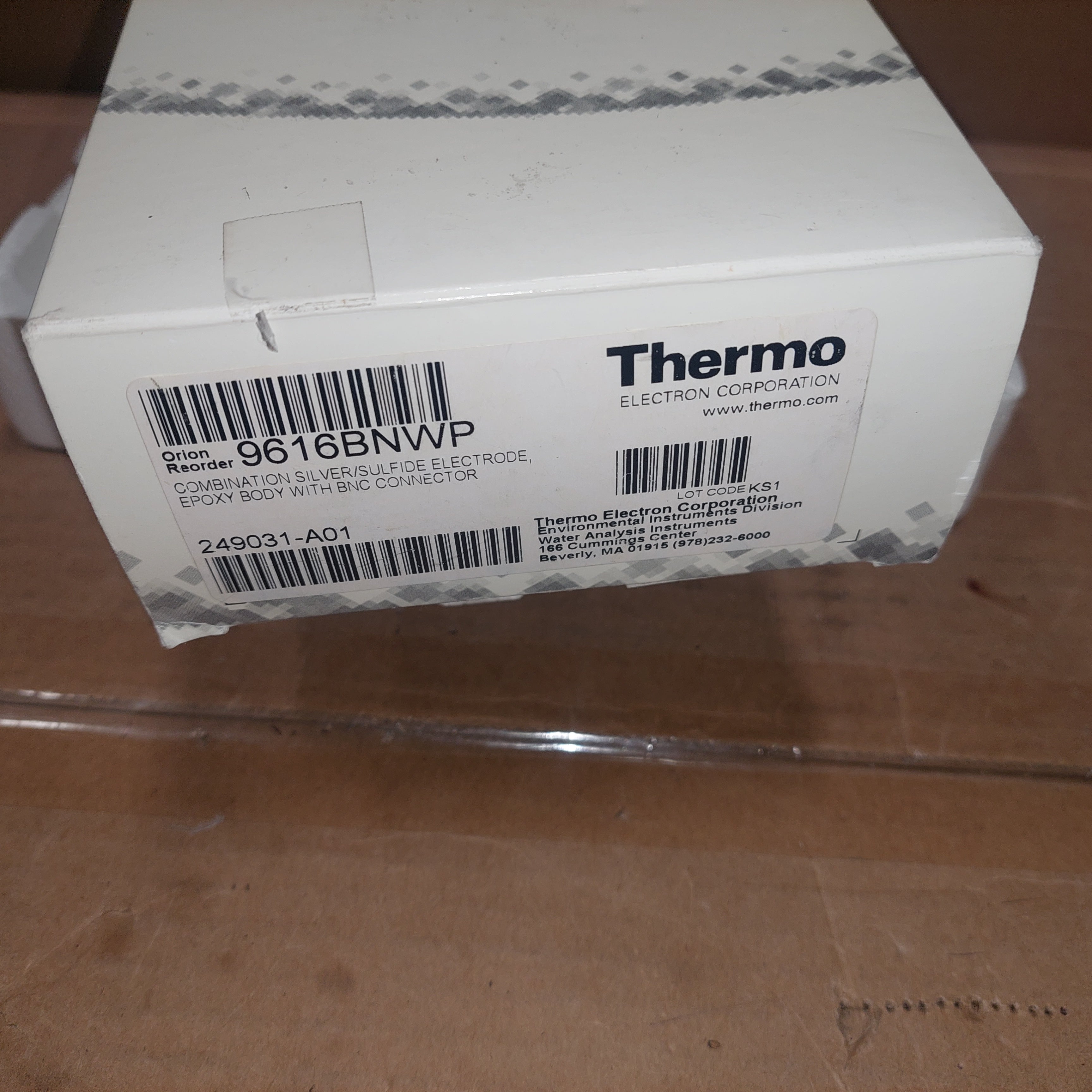 Thermo VWR 9616BNWP Silver/Sulfide ISE Electrode Used