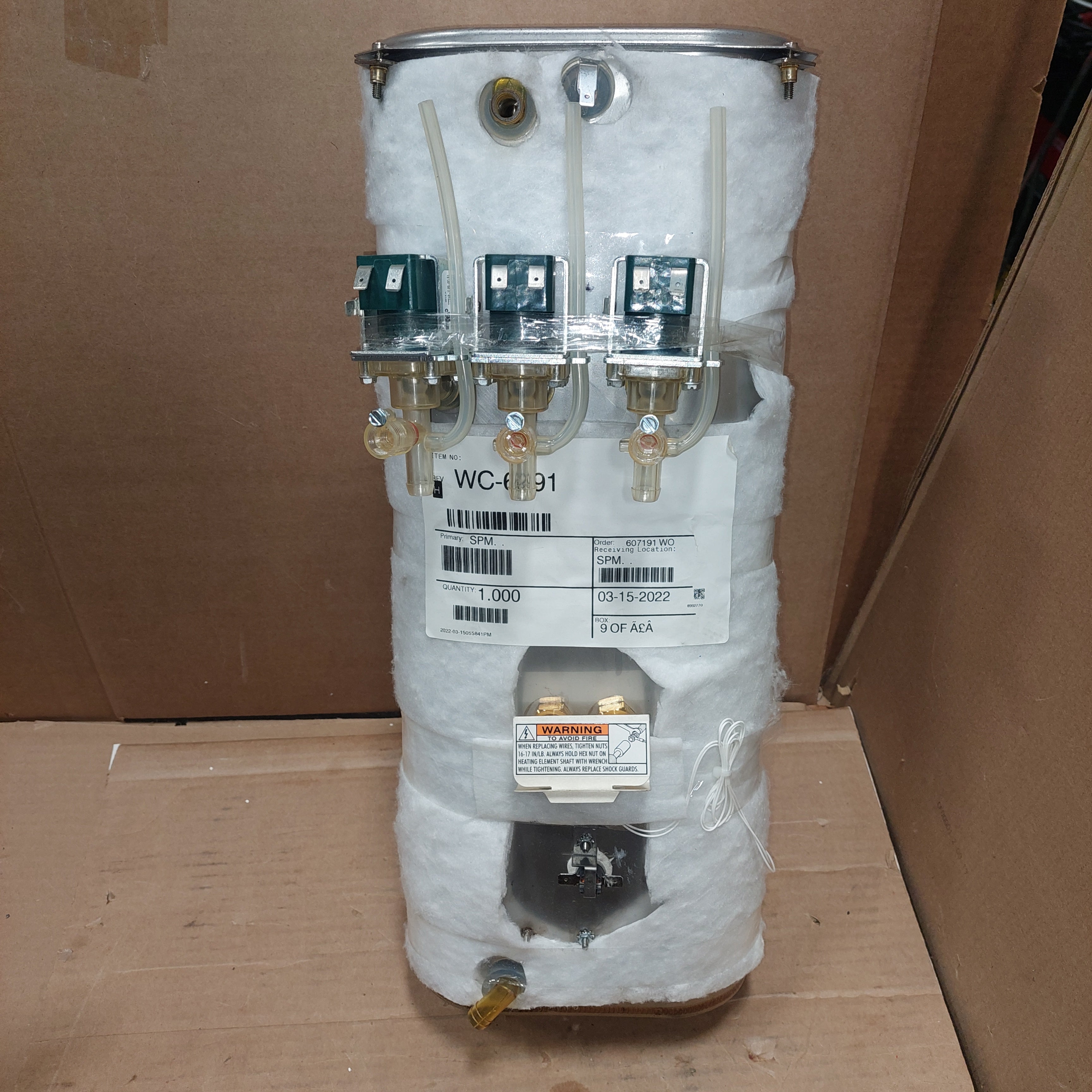 Wilbur Curtis WC-6291 Tank, Complete, 1600 Watts New