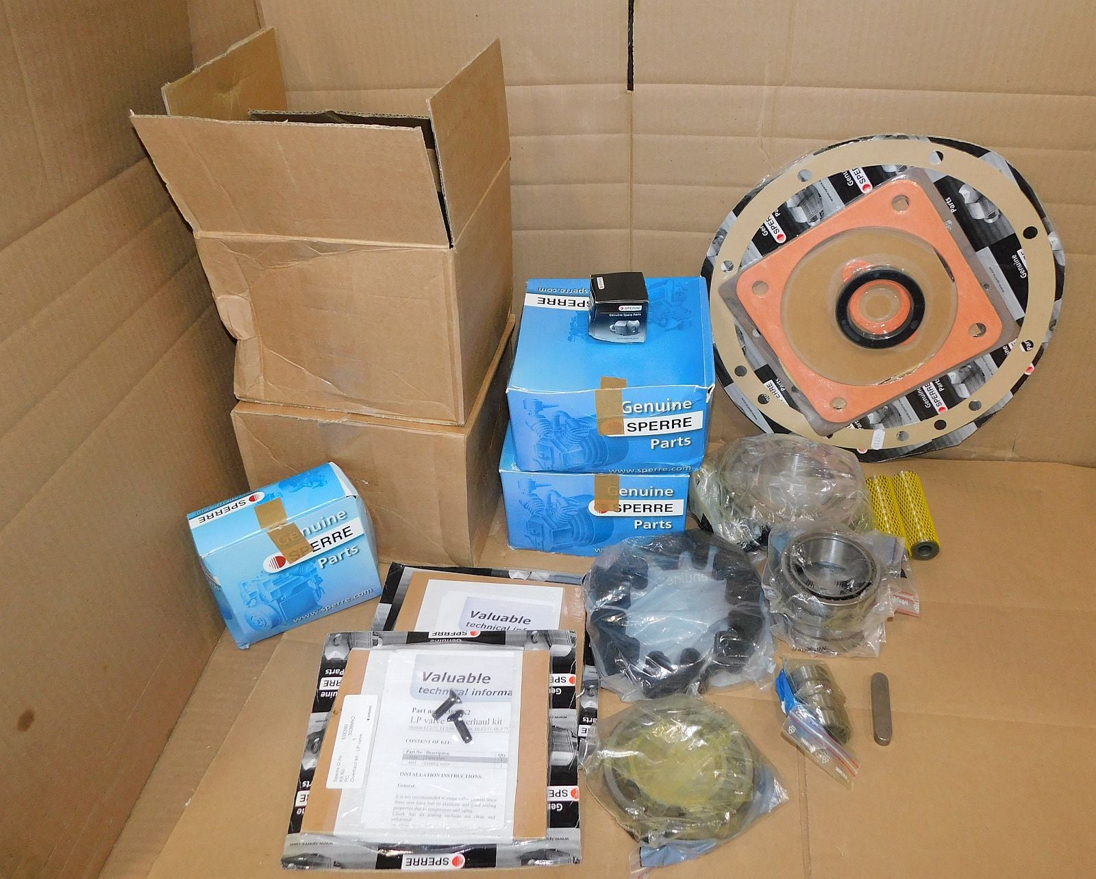 Sperre 7960 Air Compressor Type LL2/120 Overhaul Kit 10,000 Hour New