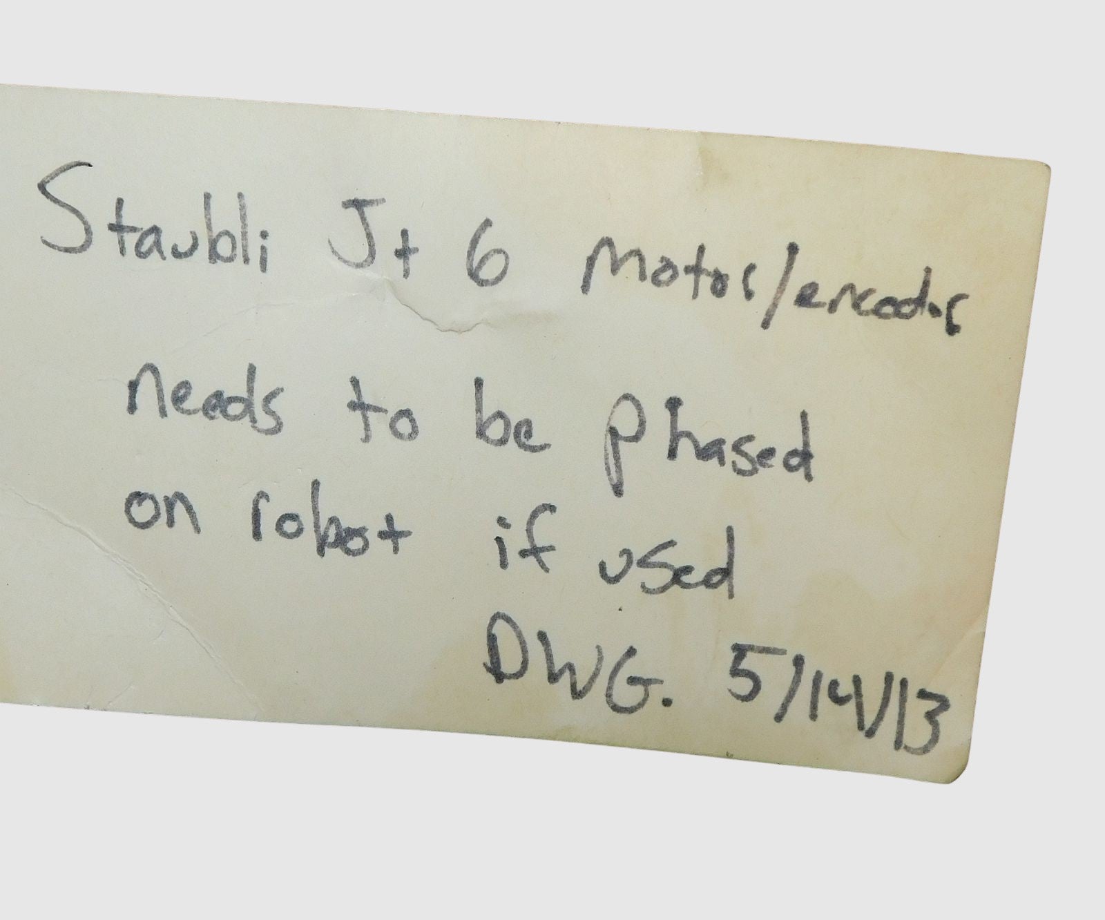 Staubi TX90 Robot Motor D.231.4? Used