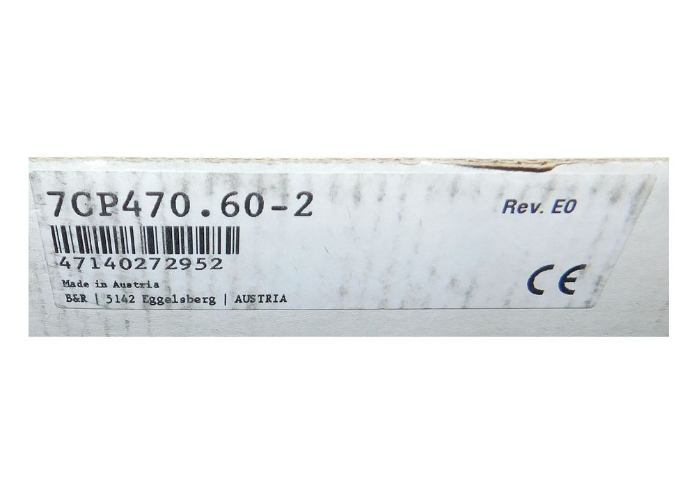 B&R 7CP470.60-2 REV E0 CPU New