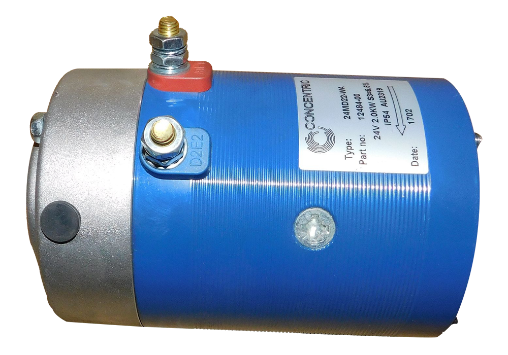 Concentric 24MD22-WA Hydraulic Motor 24 VDC 2 Kw 12484-00 New