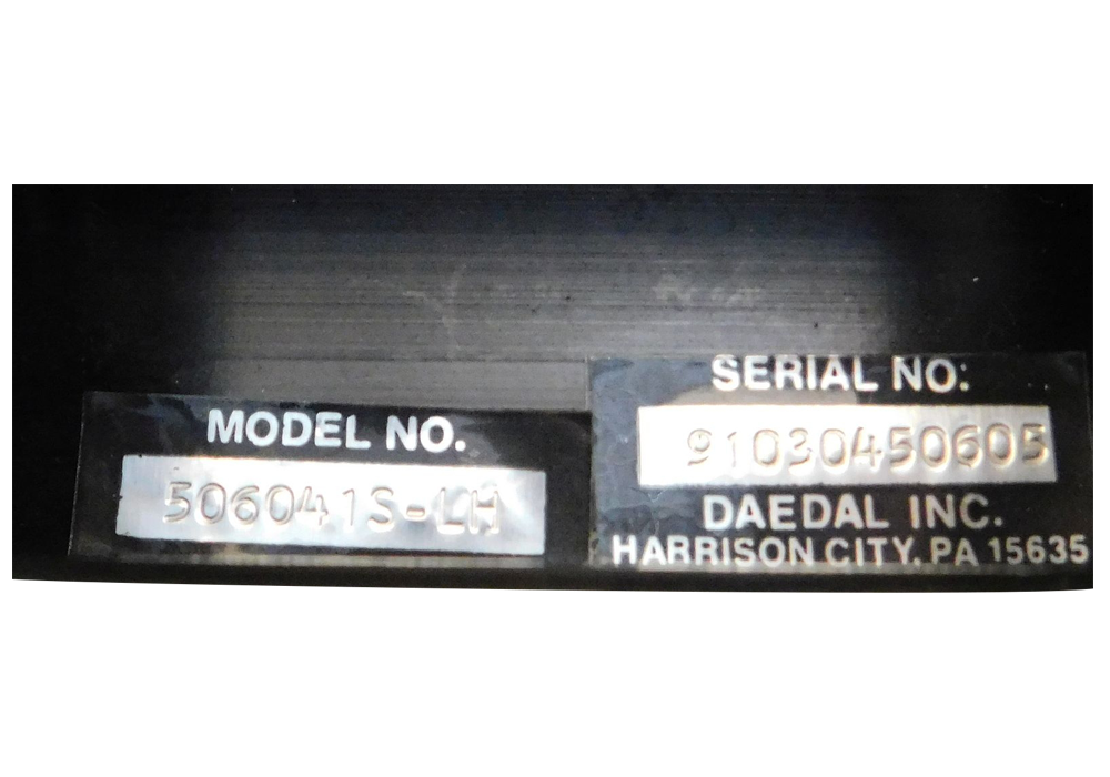 Daedal 506041S-LH 506 Series Stage & S57-83-MO Motor Used