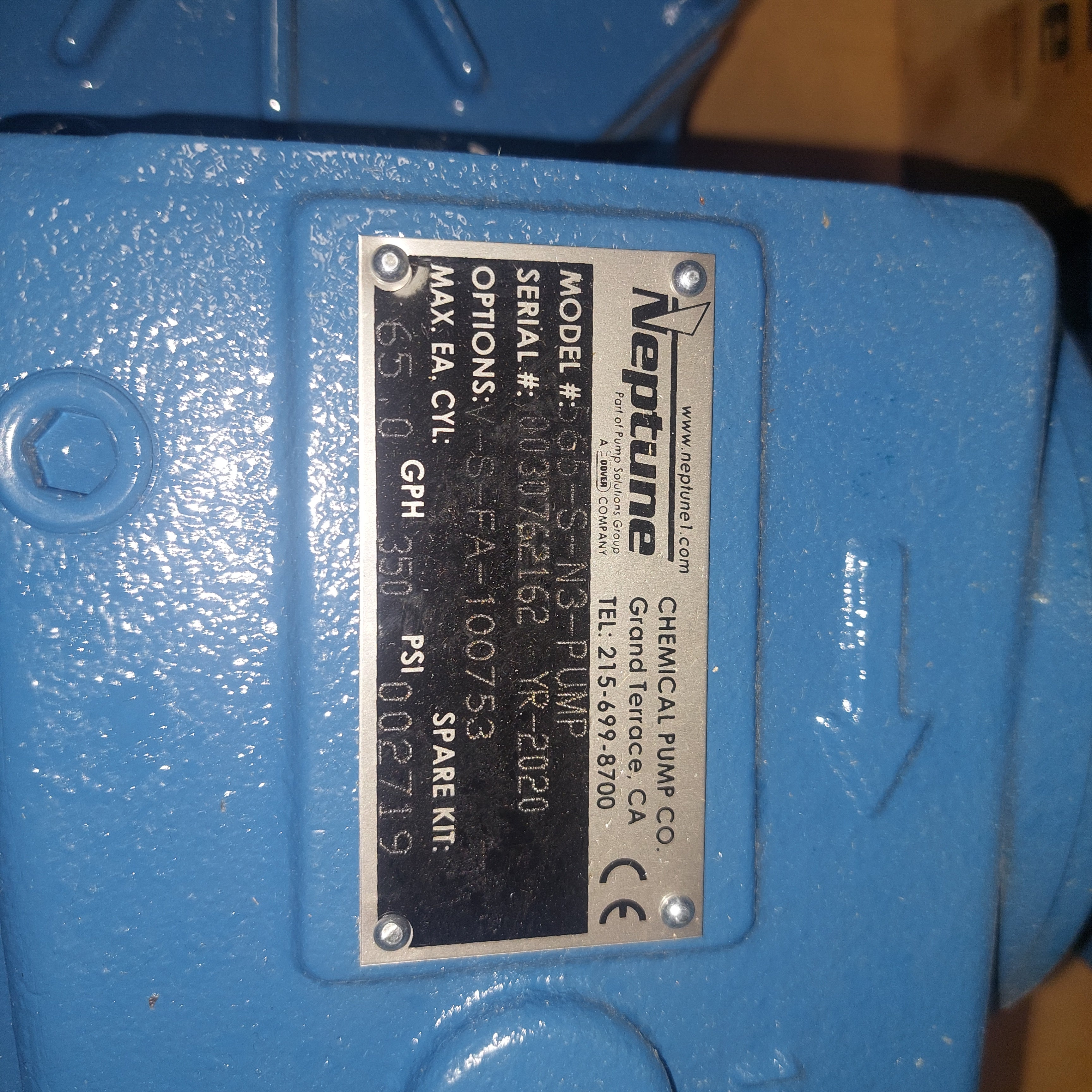 Neptune  565-S-N3 1HP 115-230V 1PH New